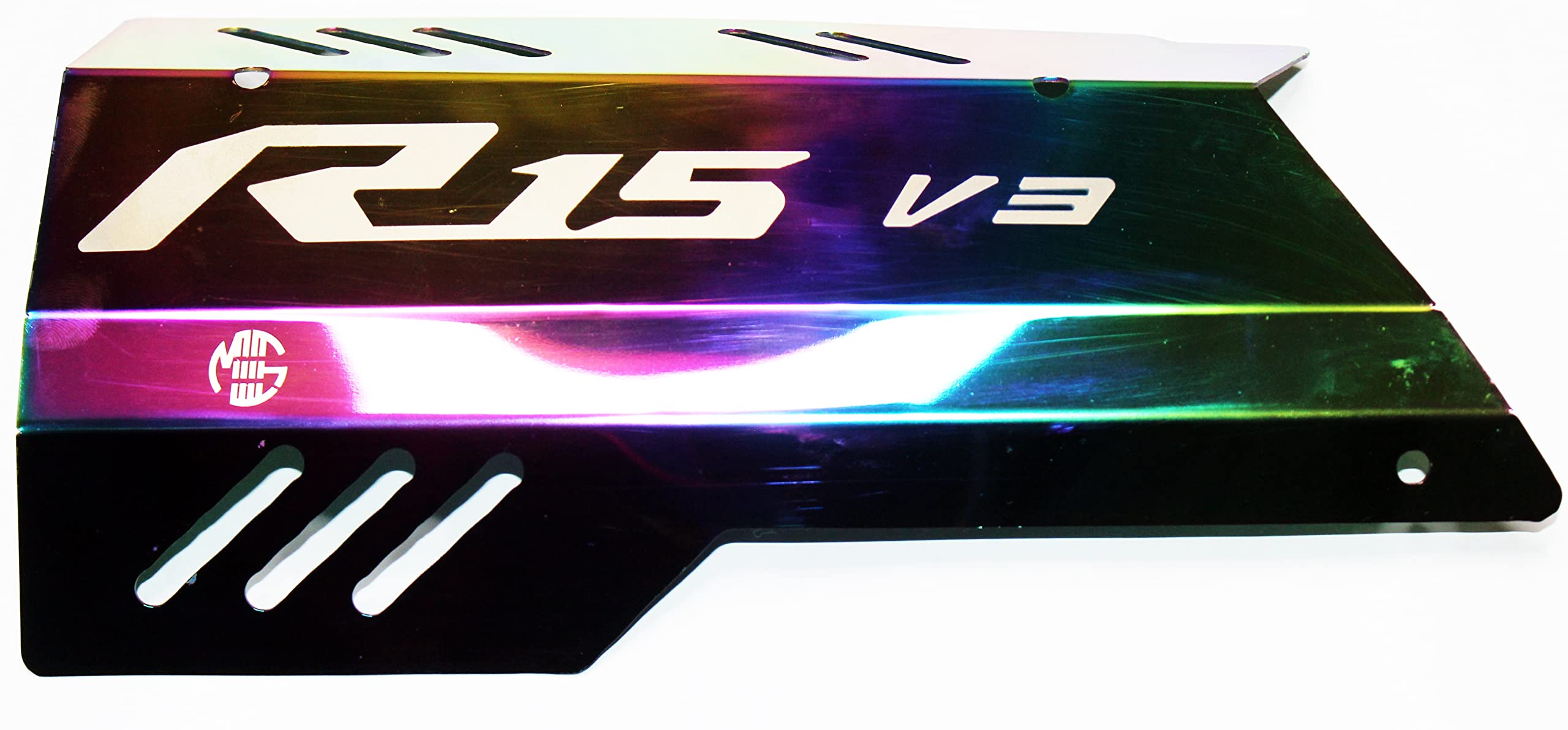 MIKANIX Premium R15 Exhaust Muffler Protector, Heat Shield Cover Guard, Anti-Scalding Cover fit Yamaha YZF R15 V3 Bike Exhaust Heat Shield