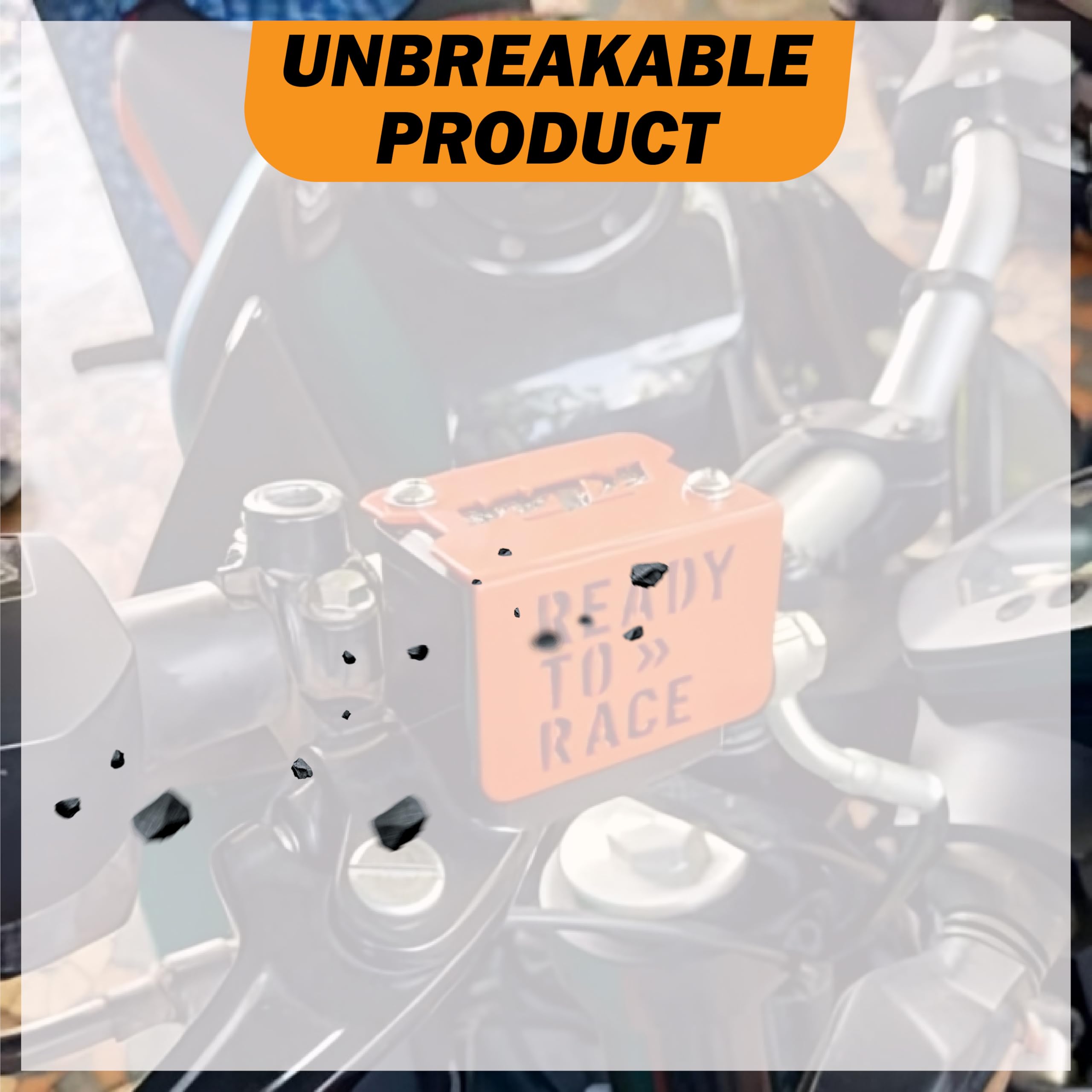 MIKANIX Brushed Stainless Steel Front Disc Brake Master Cylinder Guard Compatible with/for KTM