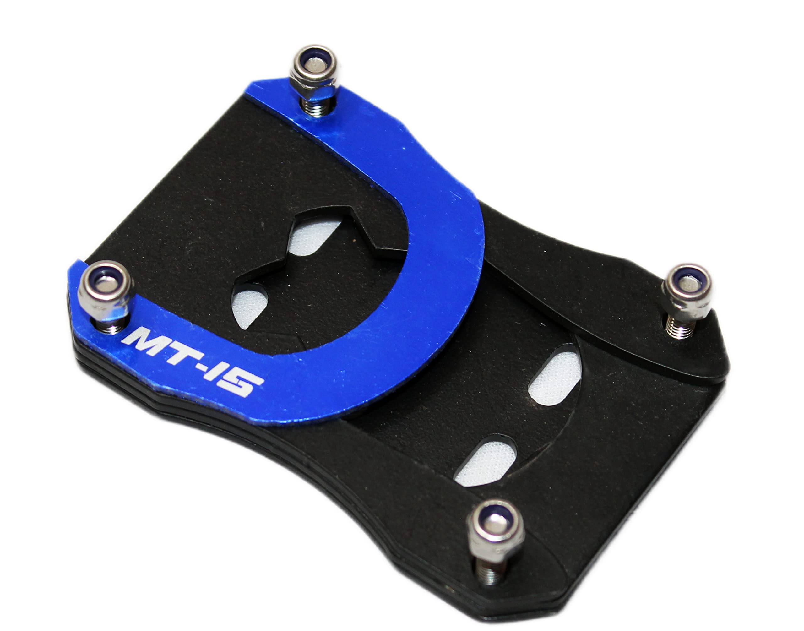 OBEROI'S TRADERS MT 15 Stainless Steel Side Stand Extender/Stand Pad Compatible for Yamaha MT 15 Bike