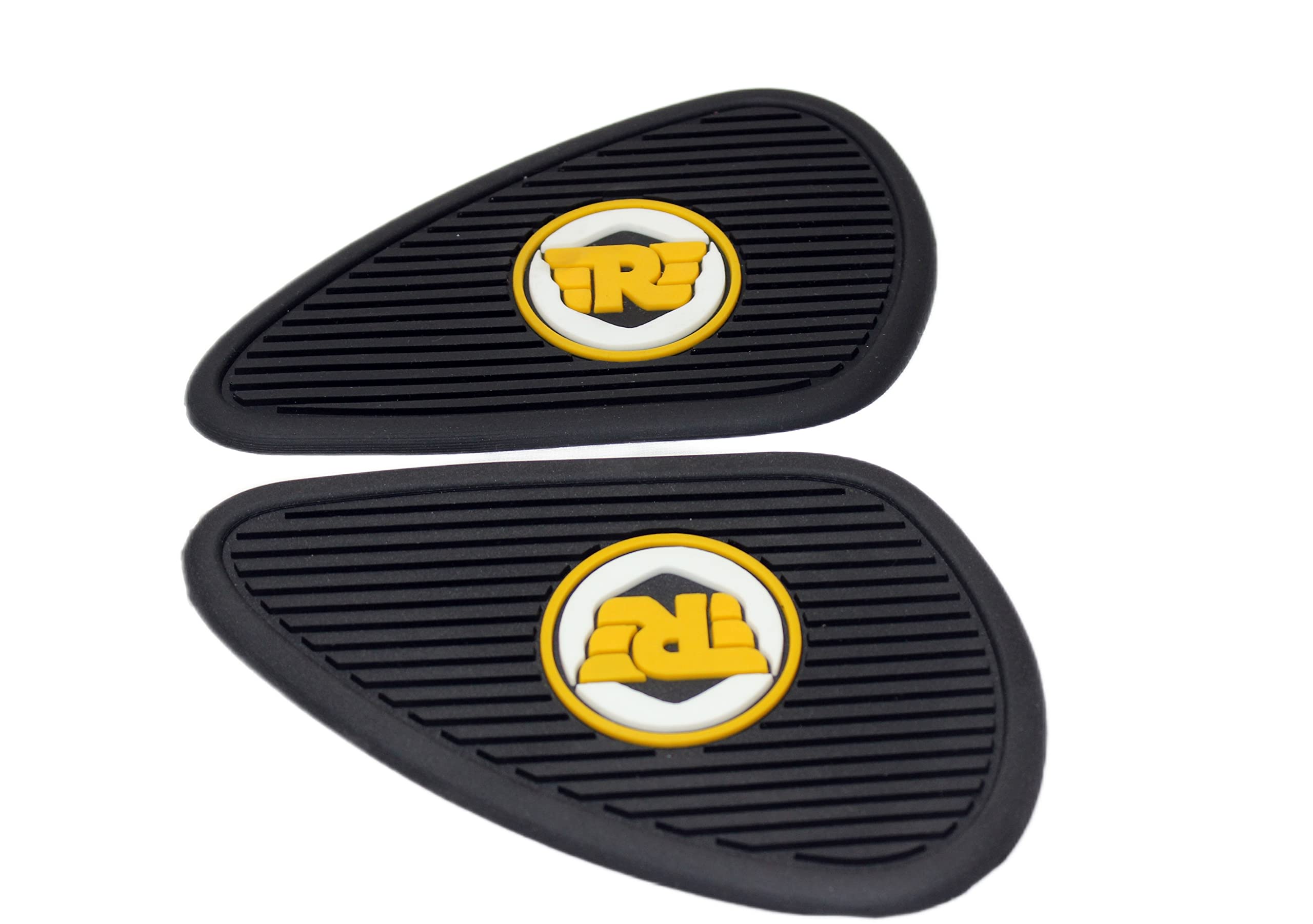 MIKANIX Universal Bullet Bike Anti Slip Silicone Tank Pad/Thai Pad Waterproof Sticker for Royal Enfield All Models