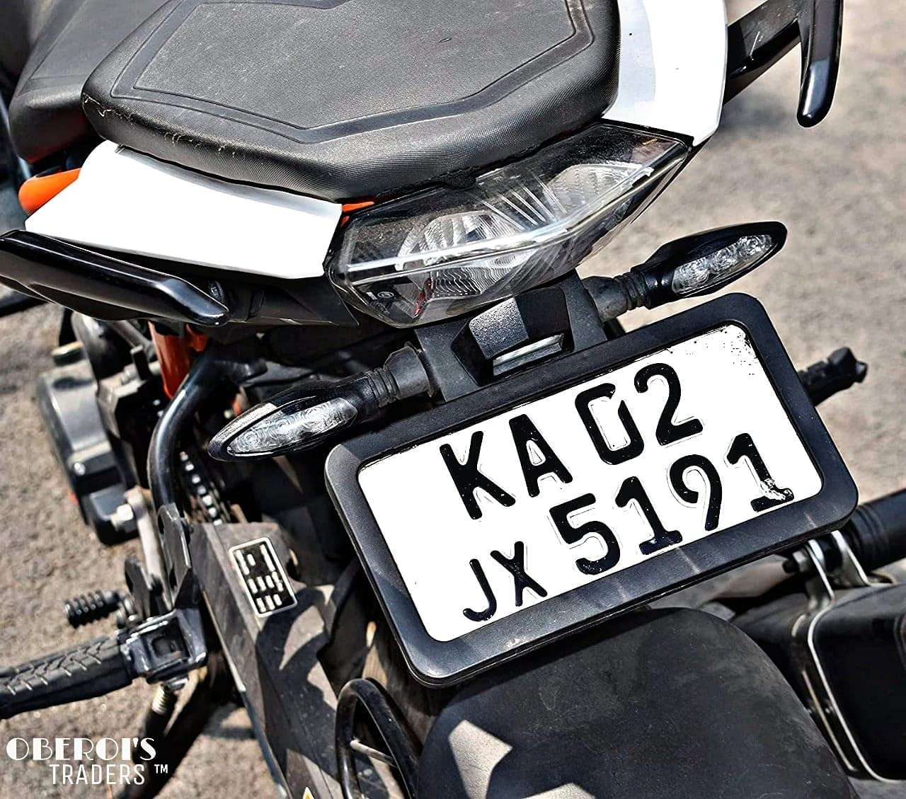 OBEROI'S TRADERS Tail Tidy/Number Plate Holder Fender Eliminator Compatible for KTM Duke 125/200/250/390