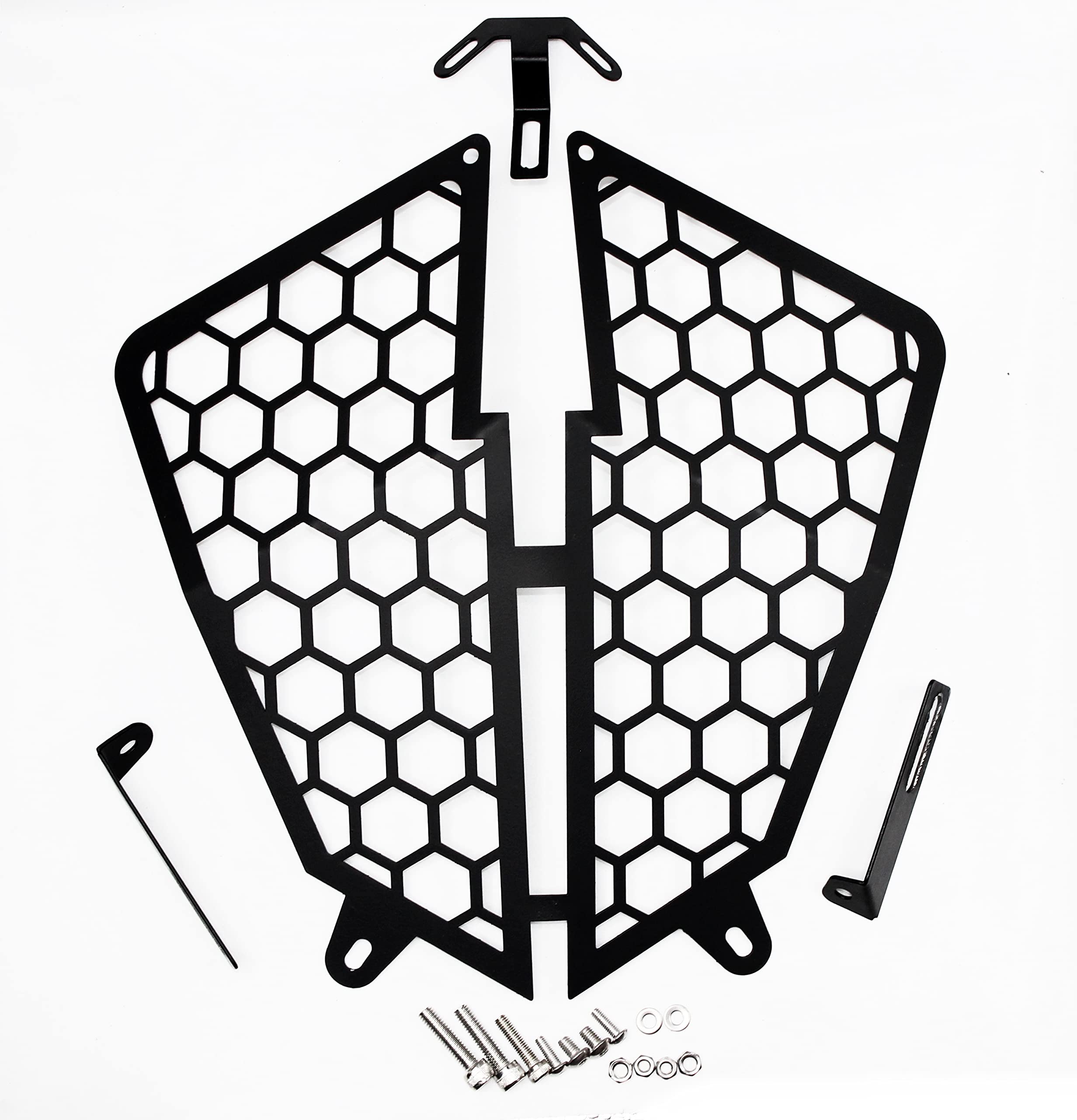 MIKANIX Bike/Motorcycle Front Headlight Grill Protector Guard Cover/Jali Compatible with KTM Adventure 390