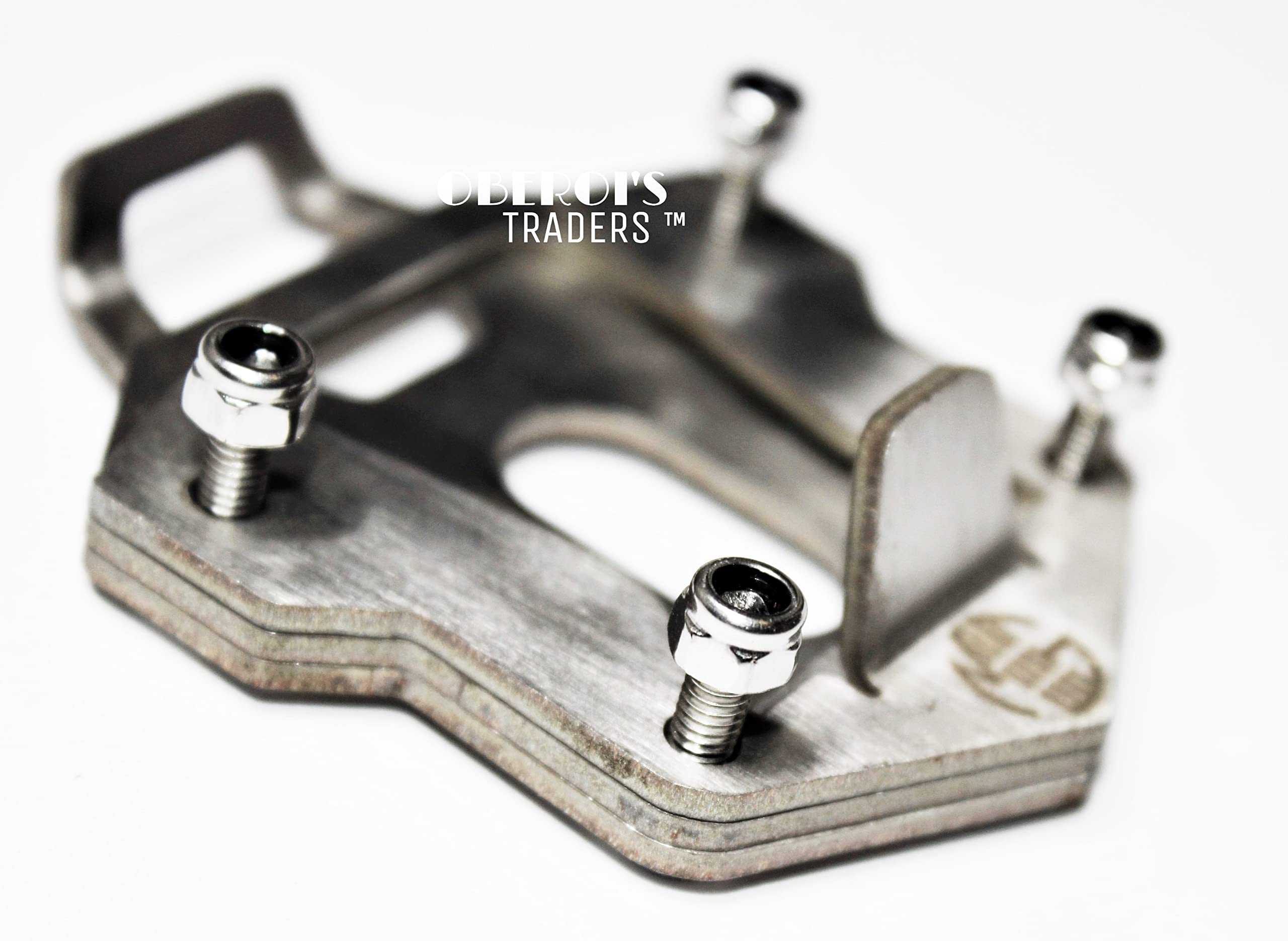 OBEROI'S Traders Premium Stainless Steel Side Stand Extender Base with/for Royal Enfield Himalayan.