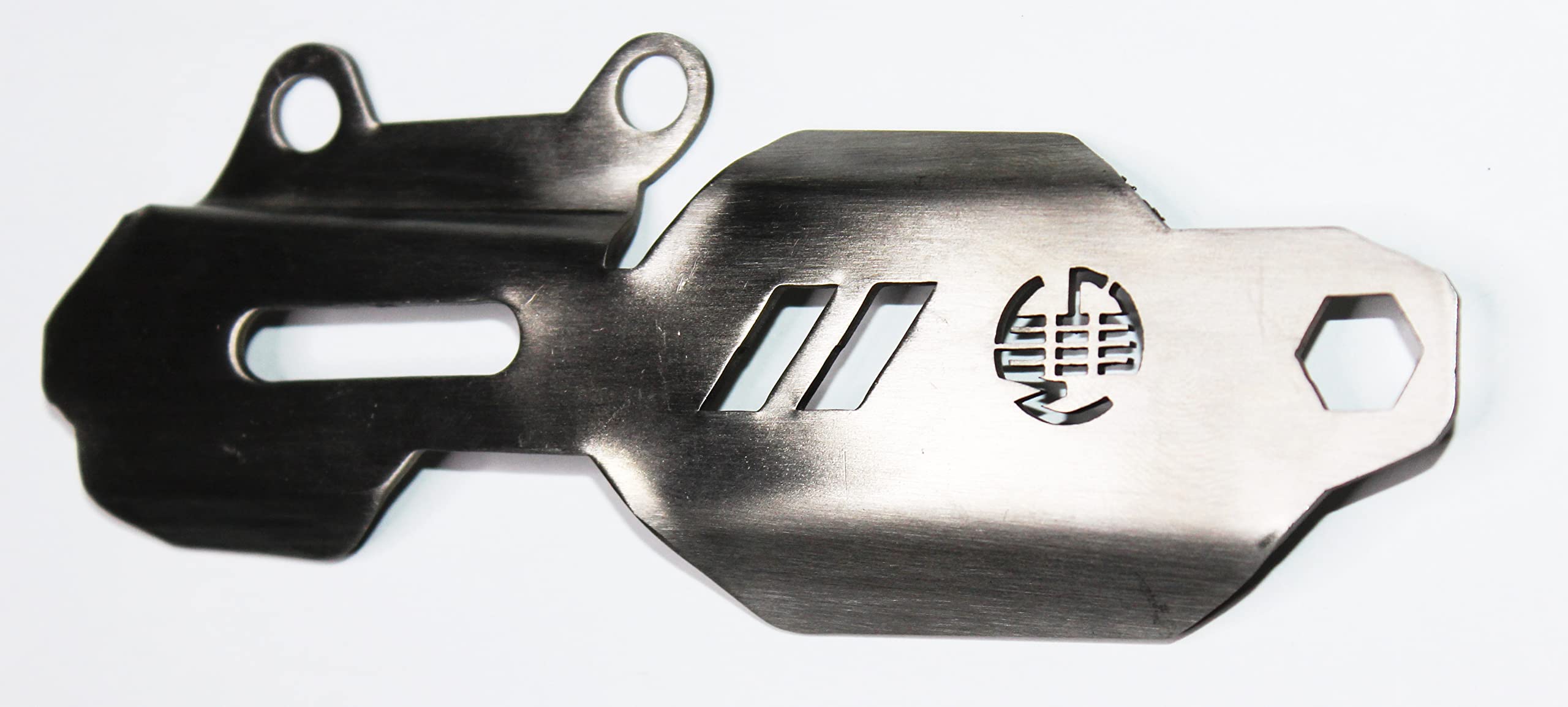 MIKANIX Stainless Steel Rear Master Cylinder Guard Compatible with Royal Enfield Himalayan and Interceptor