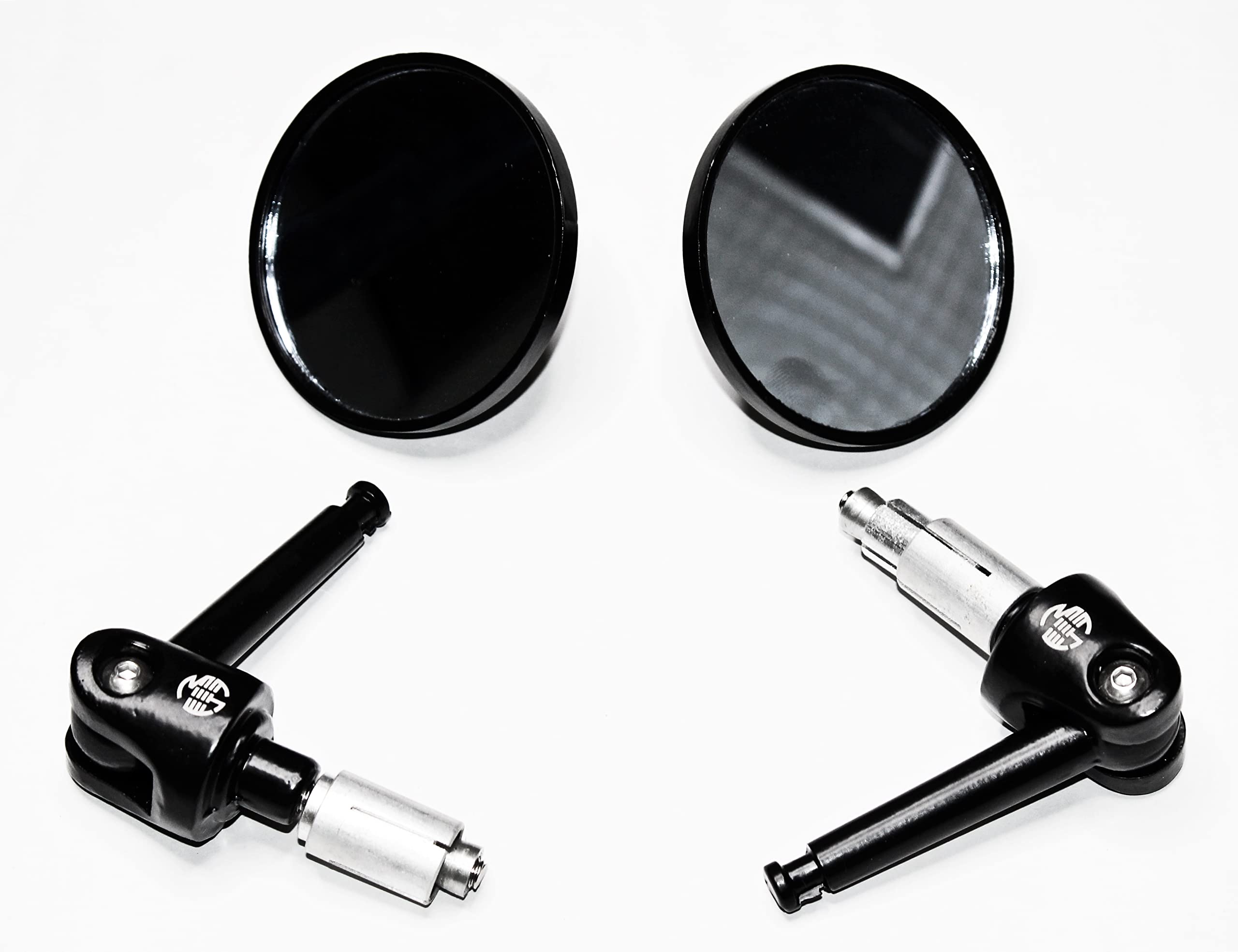 MIKANIX Premium Handle Grip Foldable GT Mirror Universal For All Bikes