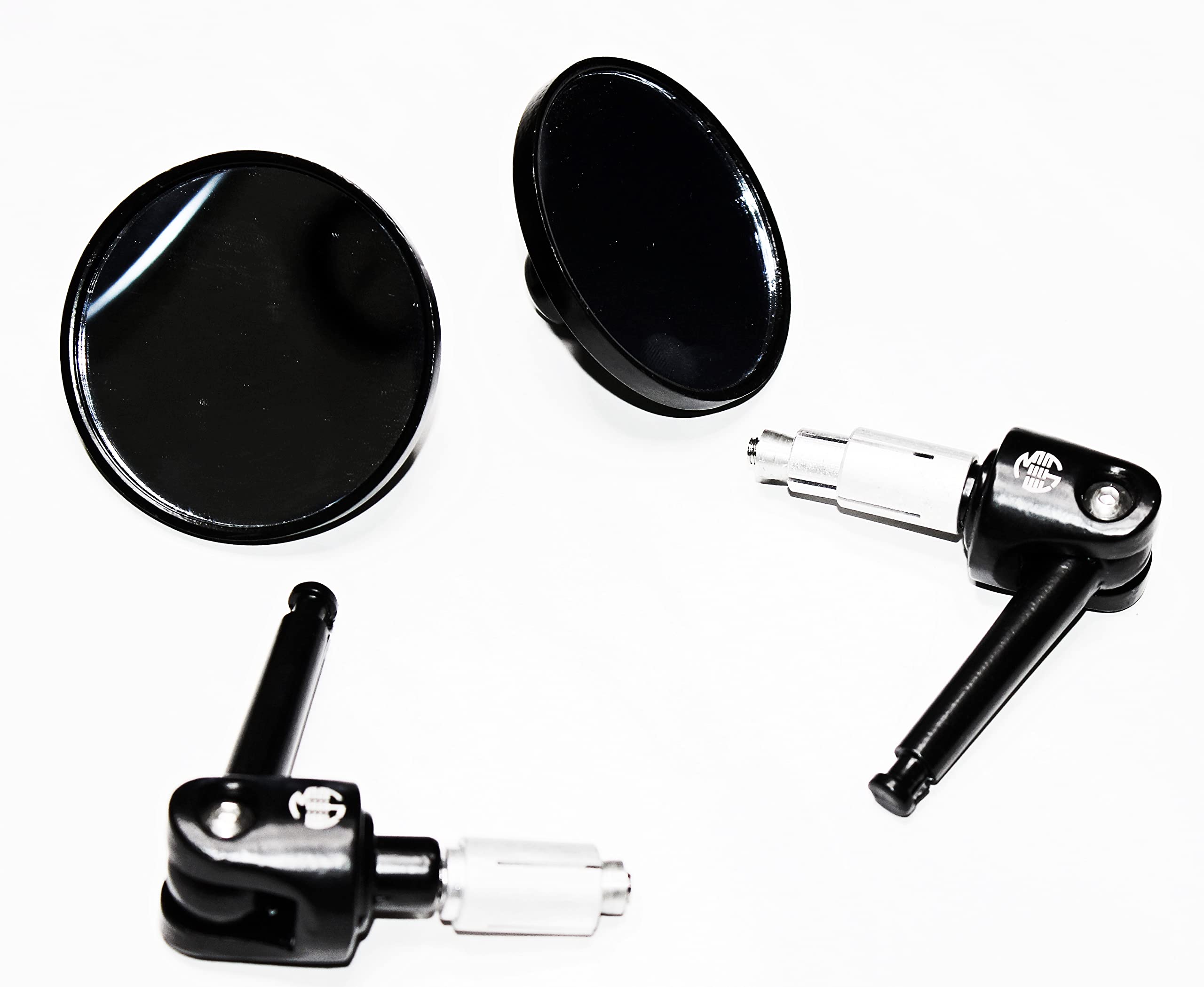 MIKANIX Premium Handle Grip Foldable GT Mirror Universal For All Bikes