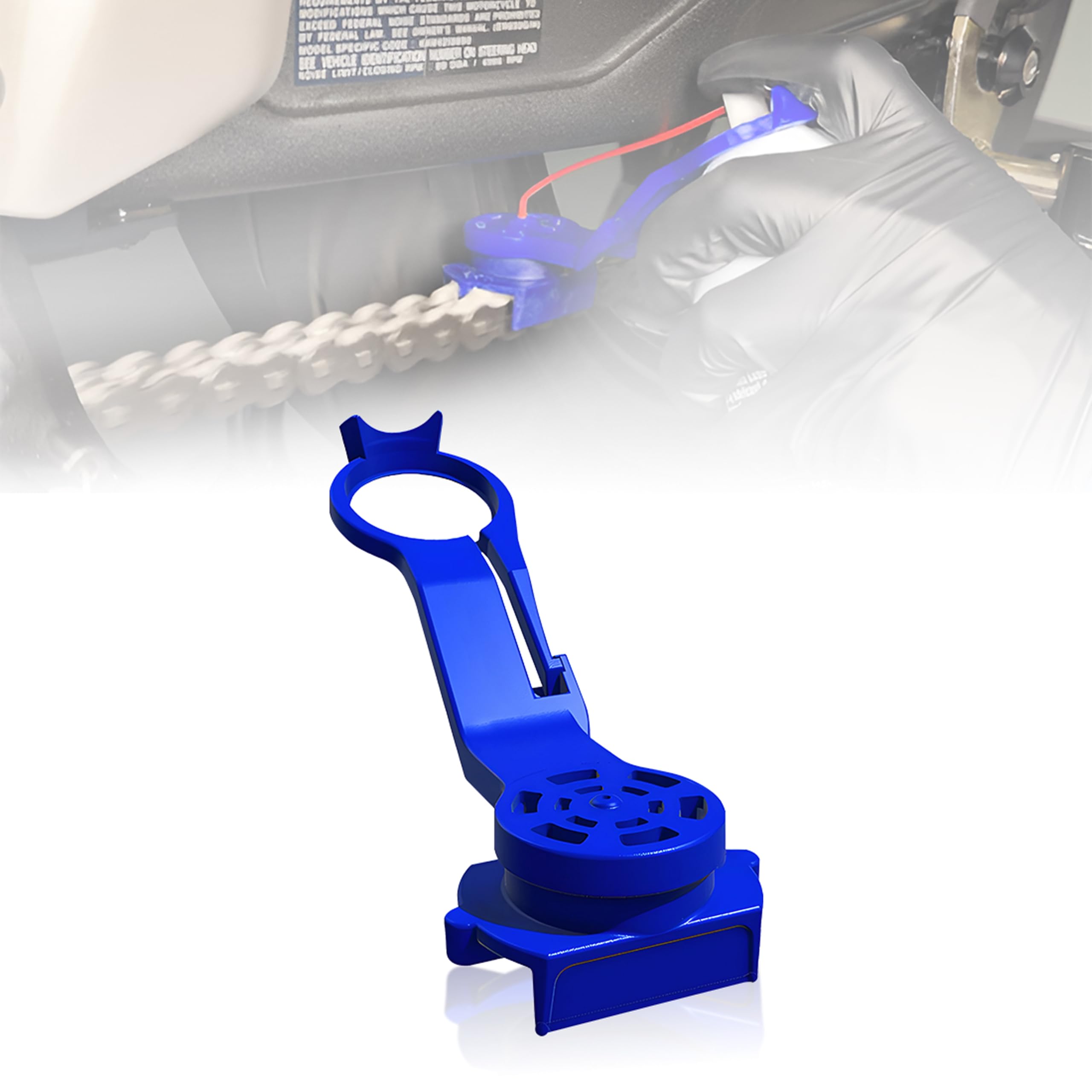 OBEROI'S TRADERS Motorcycle Chain Oiler Spray Attachment for Chains I Universal Chain Lubrication Tool for Bike Maintenance I Fits Any Chain Lube Can I Nozzle Sprayer Dispenser