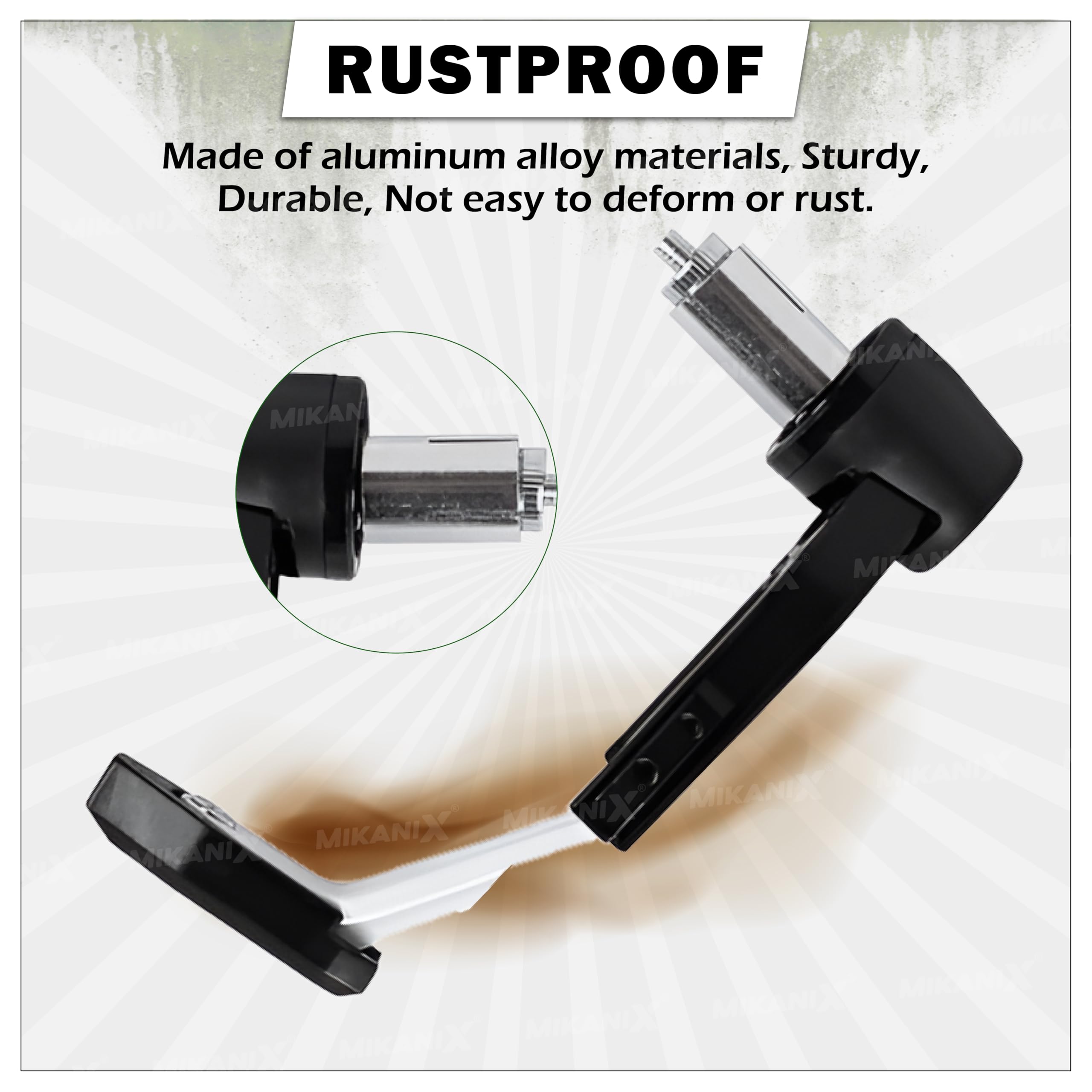 OBEROI'S TRADERS CNC Aluminium Motorcycle Handlebar Brake Clutch Lever Guard | Handle Bar End Protector | Handlebar Hand Guard Universal for All Bike