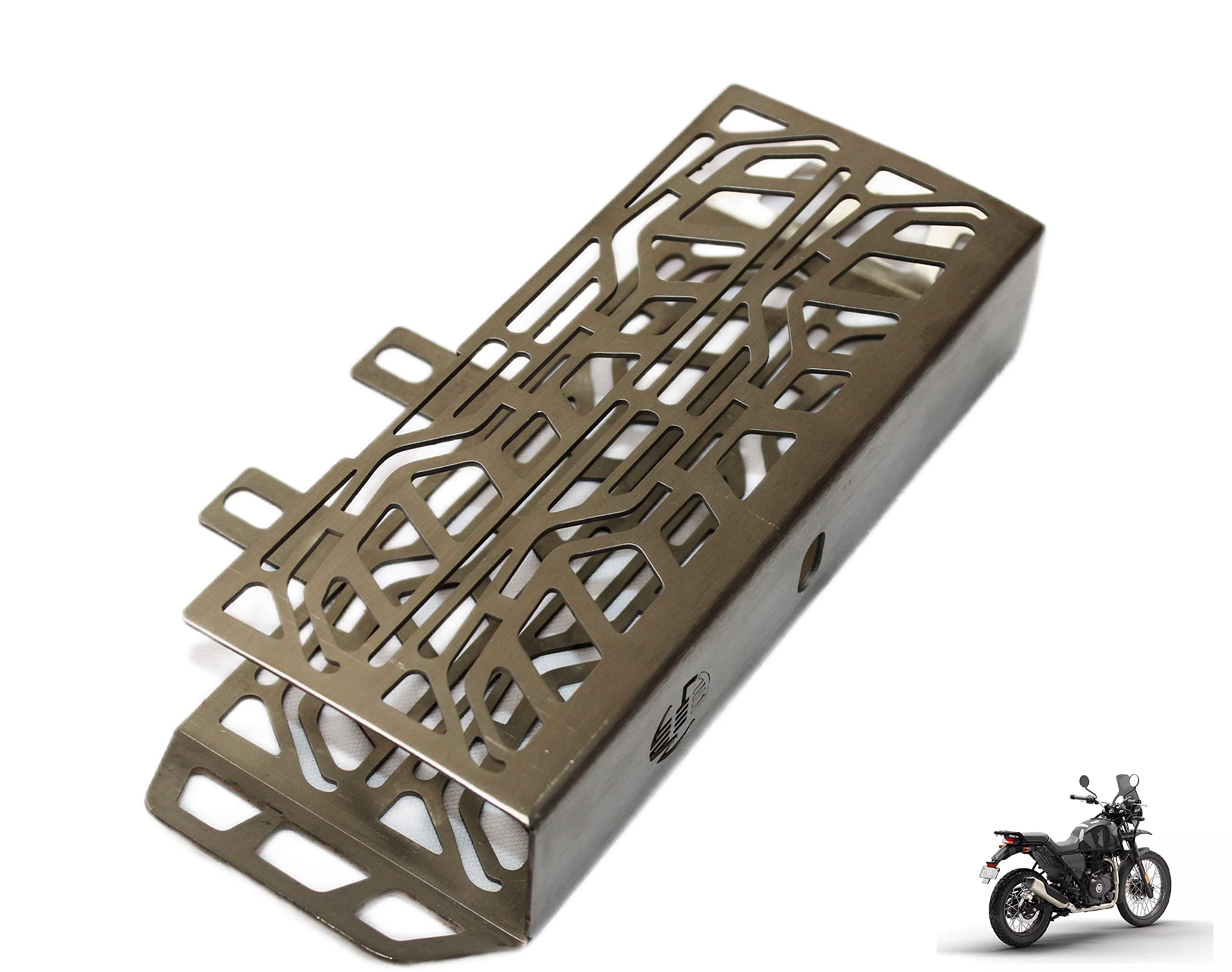 MIKANIX Himalayan Stainless Steel Radiator Guard Protector Grill/Cover for Royal Enfield Himalayan Bike