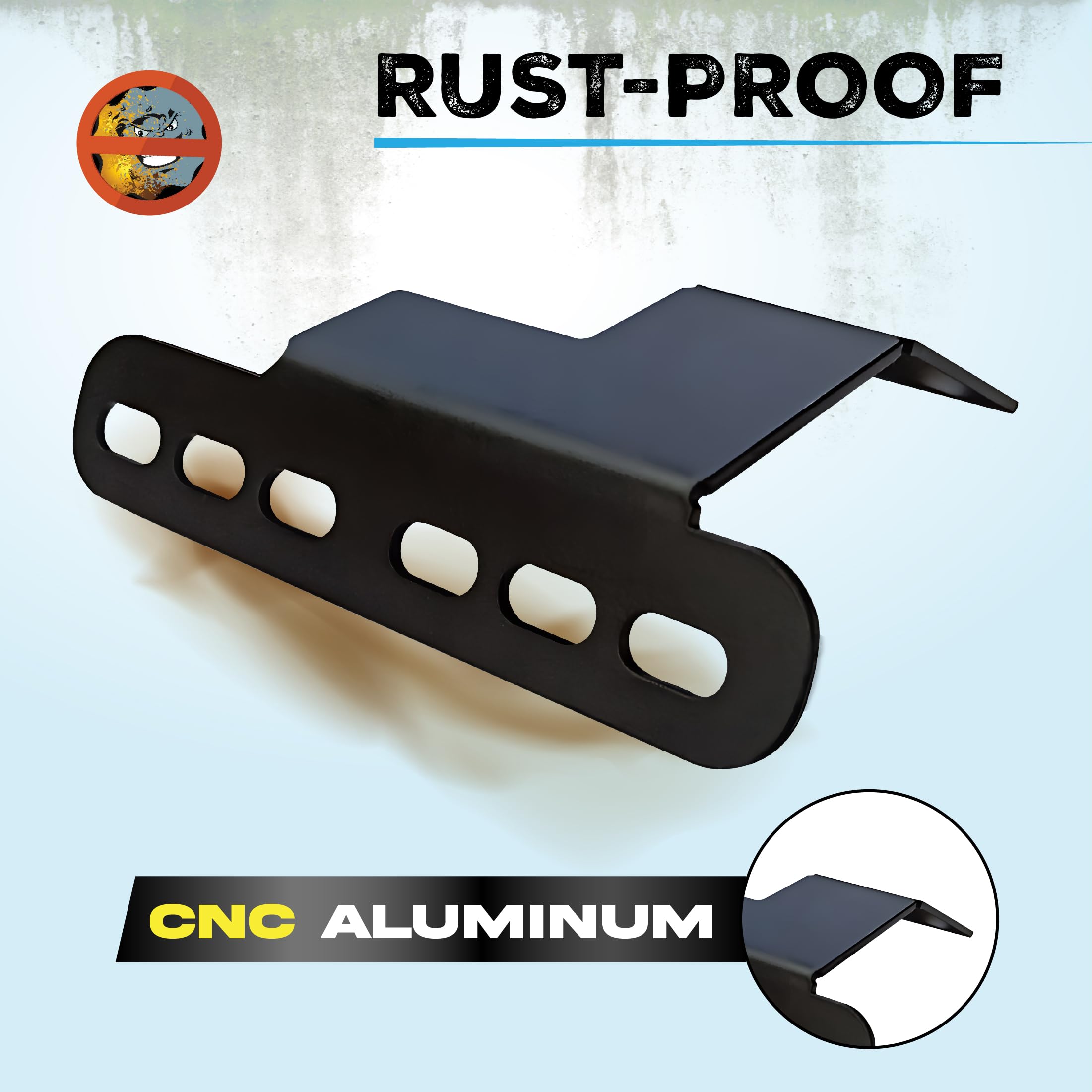 OBEROI'S TRADERS Front Number Plate Holder for TriʊʍpH Speed 400/Scrambler 400X | CNC Metal Mount with Unique Design | Easy Fitment on USD Forks | Black Finish for Bikes