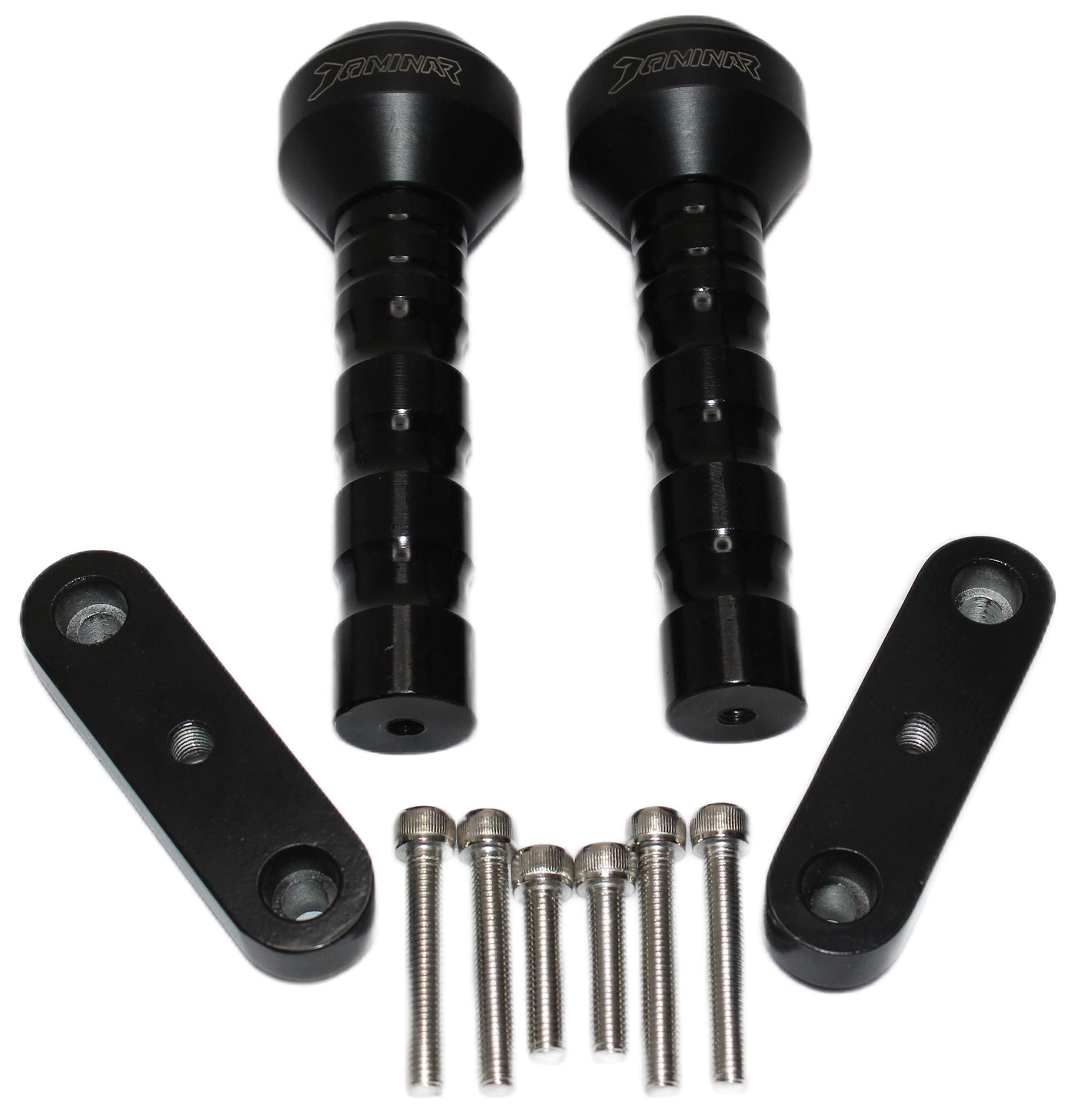 OBEROI'S TRADERS Dominar 250/400 Heavy Duty Bike CNC Frame Sliders/Crash Guard Leg Protectors for Motorcycle