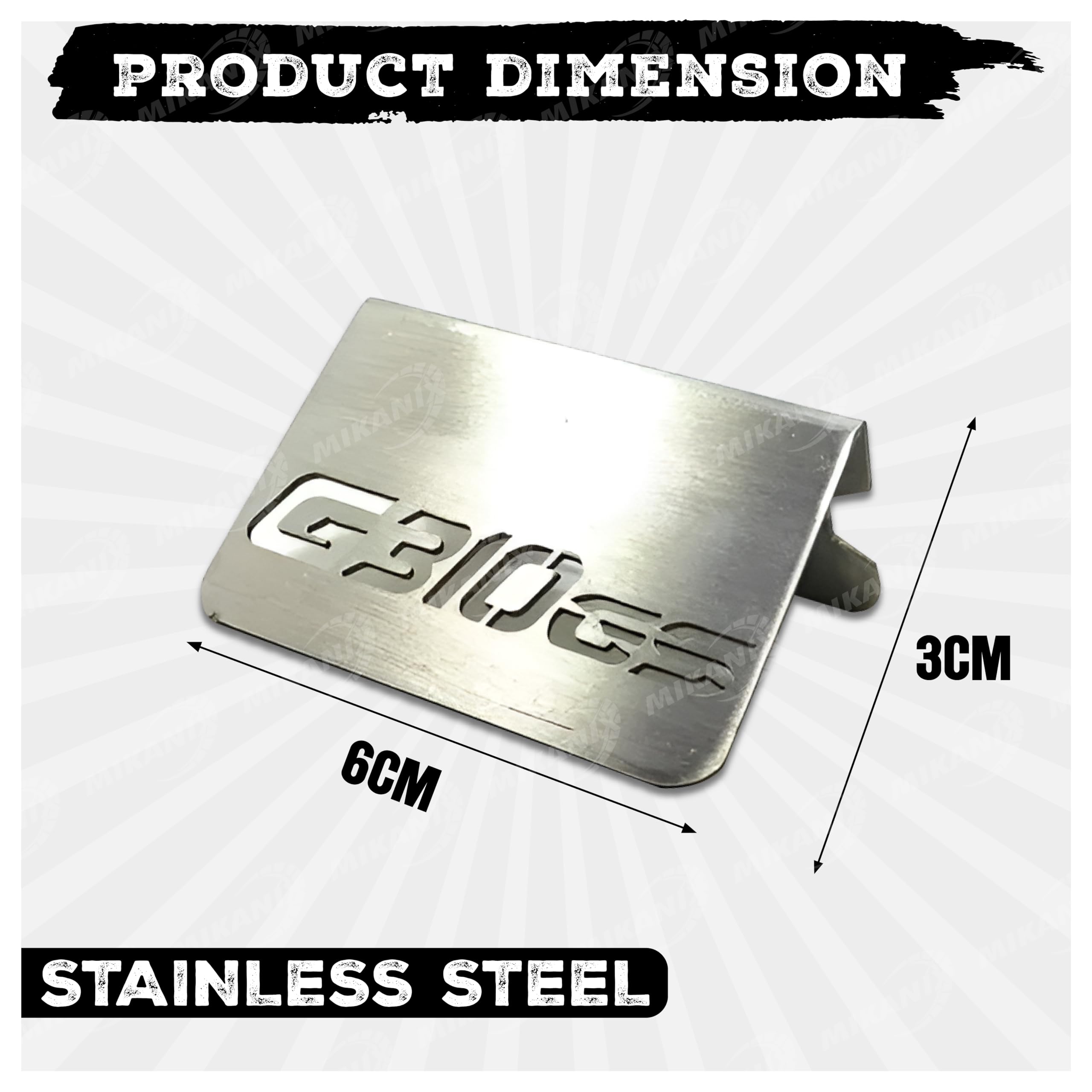 OBEROI'S TRADERS Stainless Steel Disc Brake Fluid Oil Reservoir Cap/Cover Oil Container Guard Compatible with BMW G310 GS