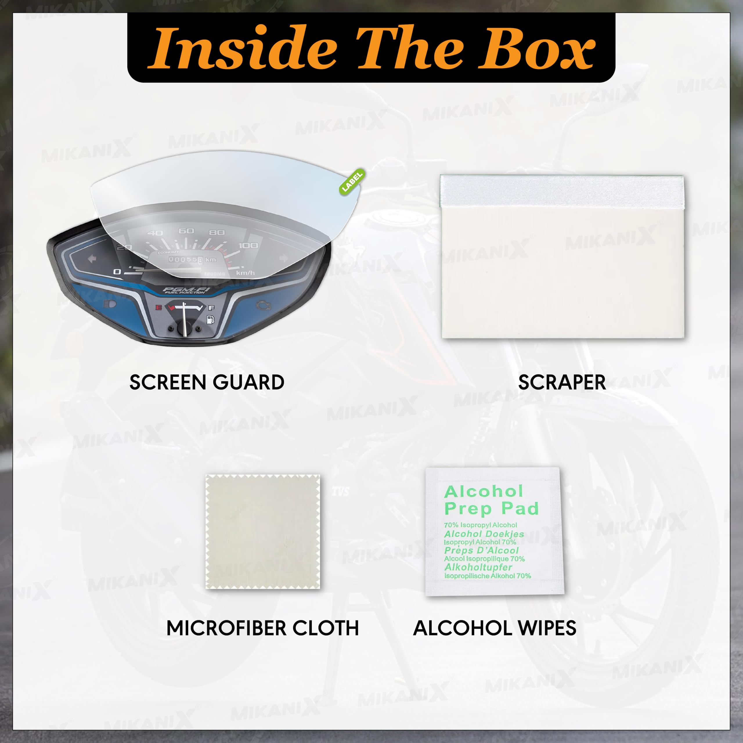 OBEROI'S TRADERS Screen Protector | Speedo-Meter Guard Compatible With Honda Activa 6G | Scratch Resistant | Water Resistant | Clear Vision [Not Tempered Glass]