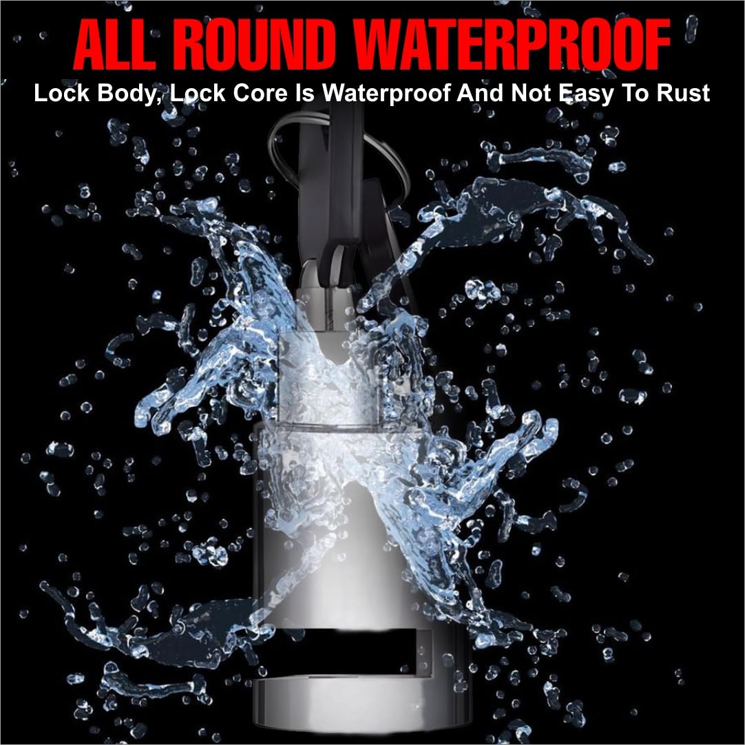 OBEROI'S TRADERS 1 Year Rusting Warranty Stainless Steel Heavy Duty Anti Theft Motorcycle Disc Brake Lock for All Bikes Security