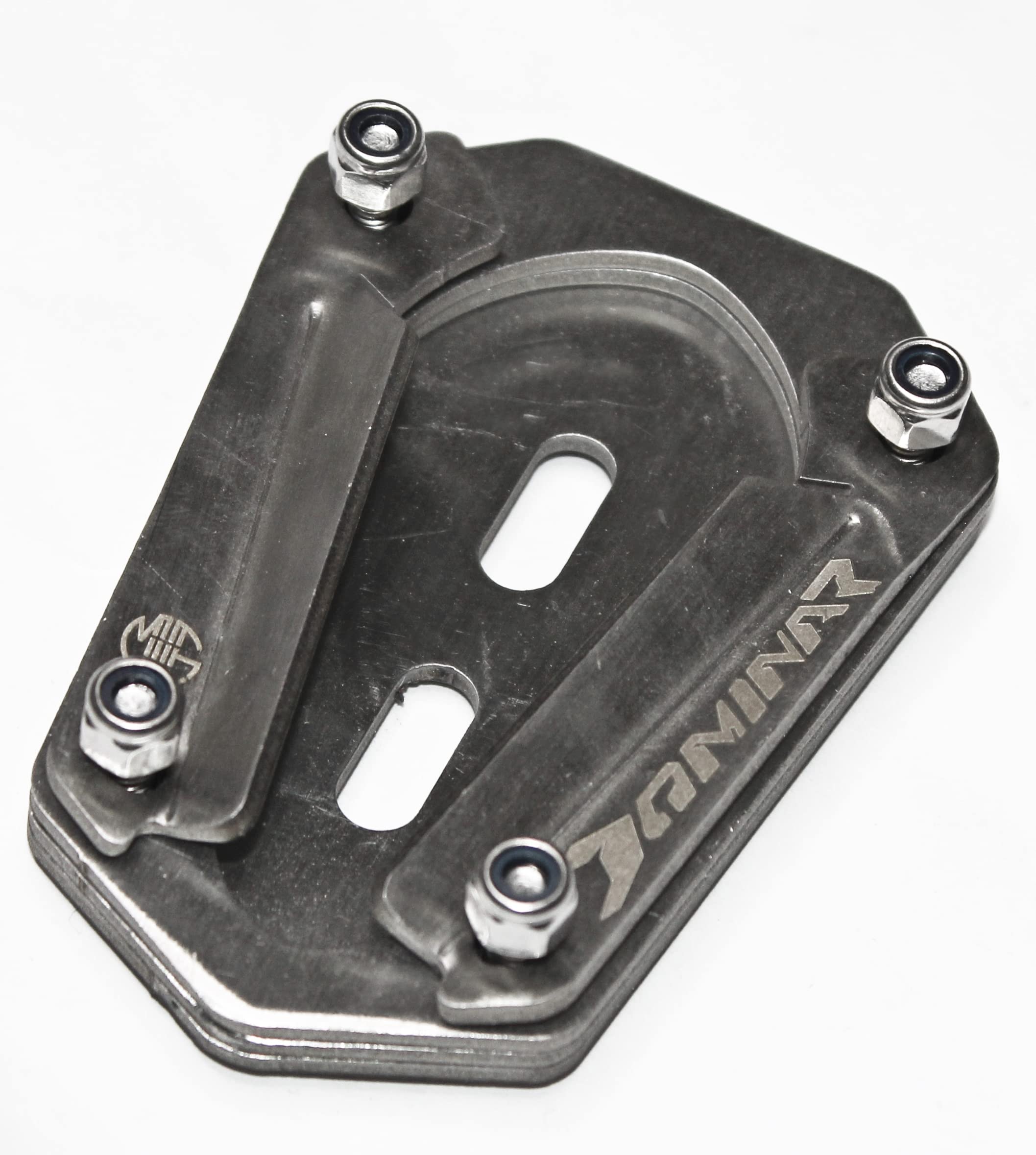 MIKANIX Premium Stainless Steel Side Stand Extender Compatible with/for Bajaj Dominar 250/400