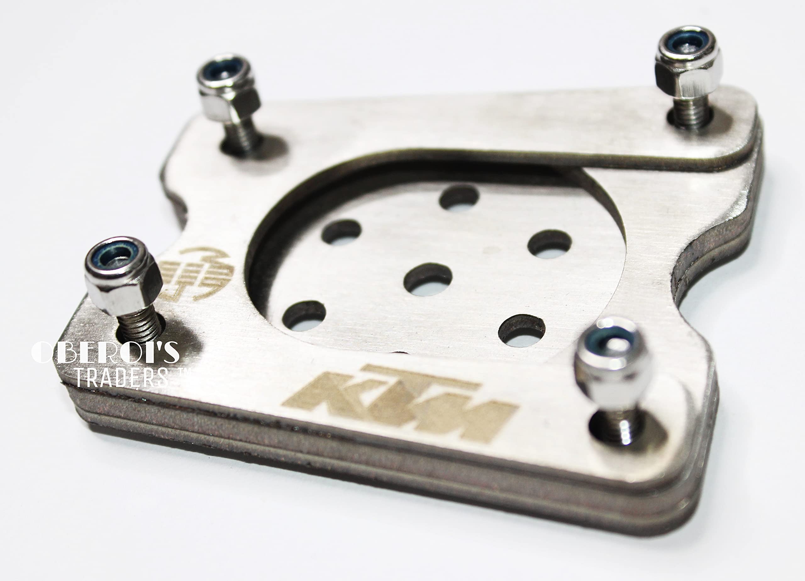 OBEROI'S Traders Premium Stainless Steel Side Stand Extender Compatible with/for KTM Duke and RC All Models