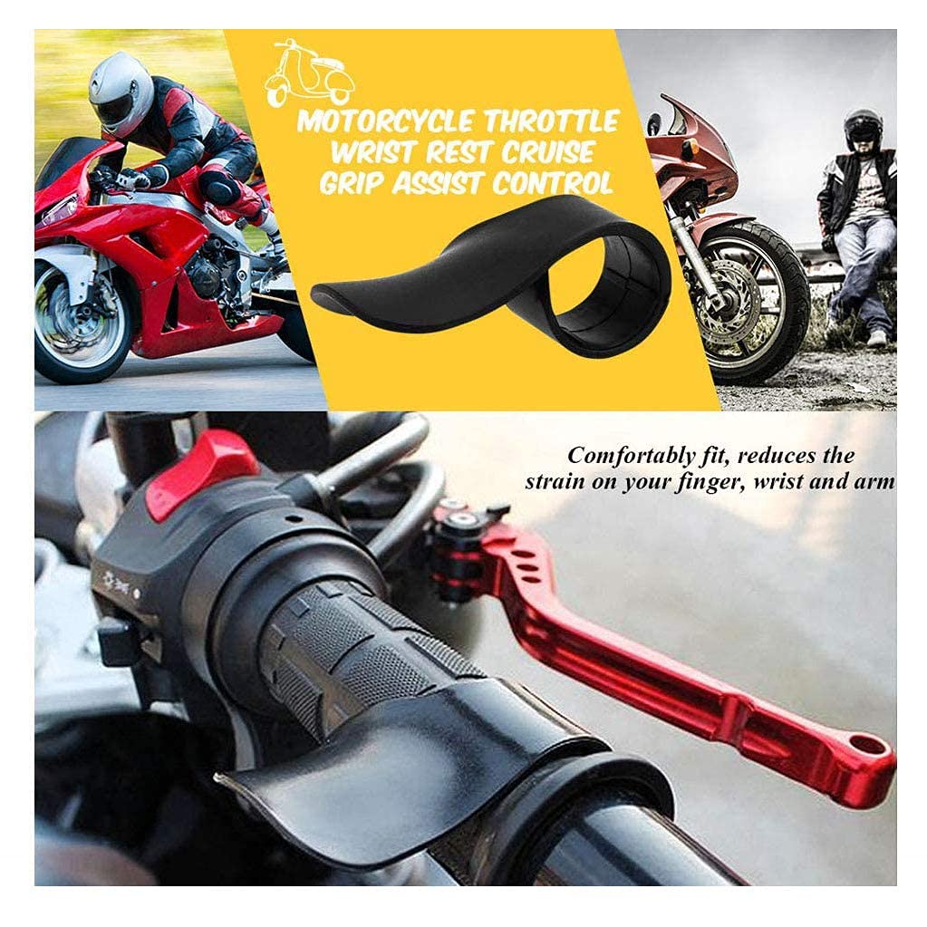 OBEROI'S TRADERS Universal Palm Rest Throttle Cruise Accelerator Assist Hand Rest Control Handle Bar Grip for Universal for Bike, Car & Scooties