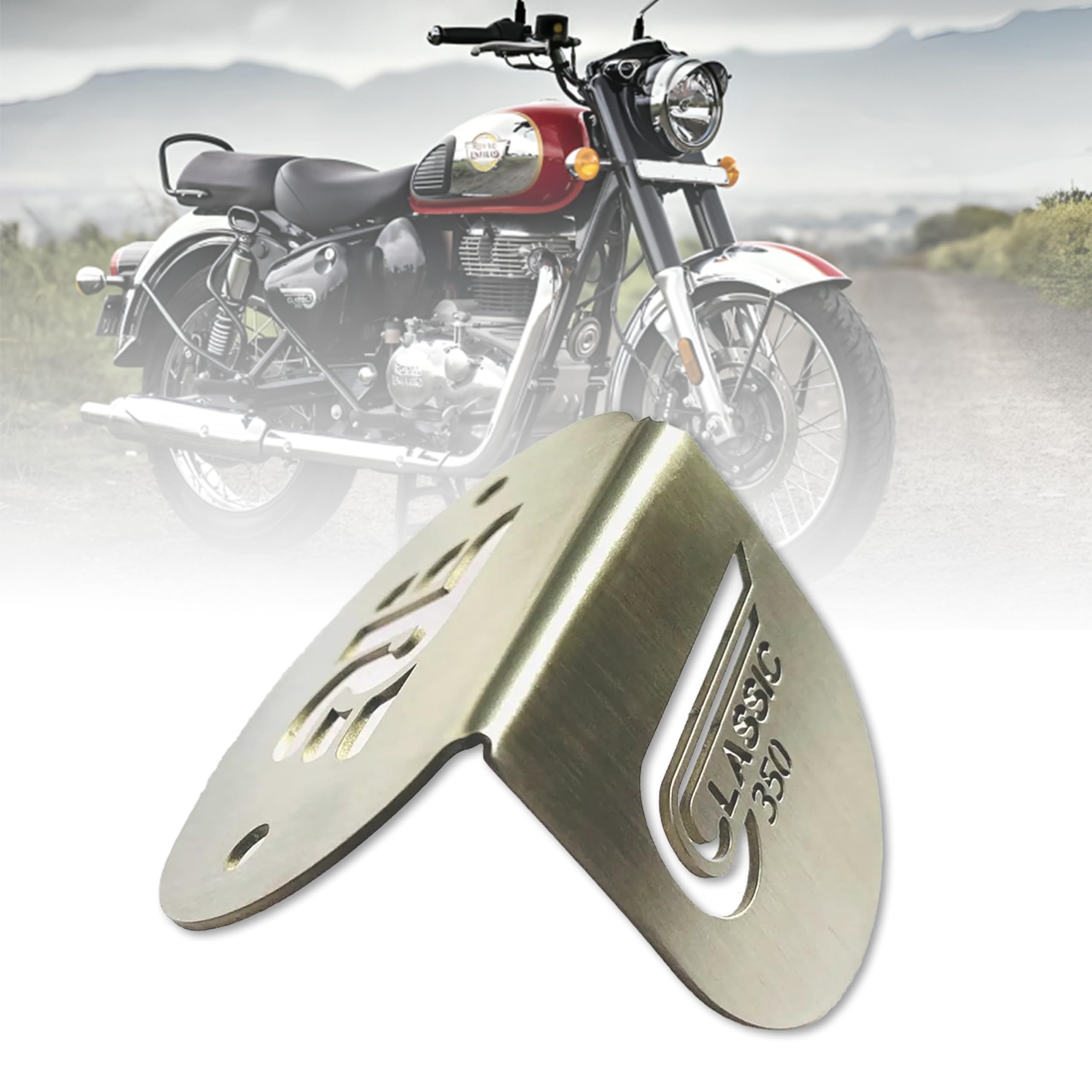 OBEROI'S TRADERS Classic 350 Be Reborn Next Gen Front Disc Brake Fluid Reservoir Oil Cap Cover Guard Protector Bike Crash Guard for Royal Enfield
