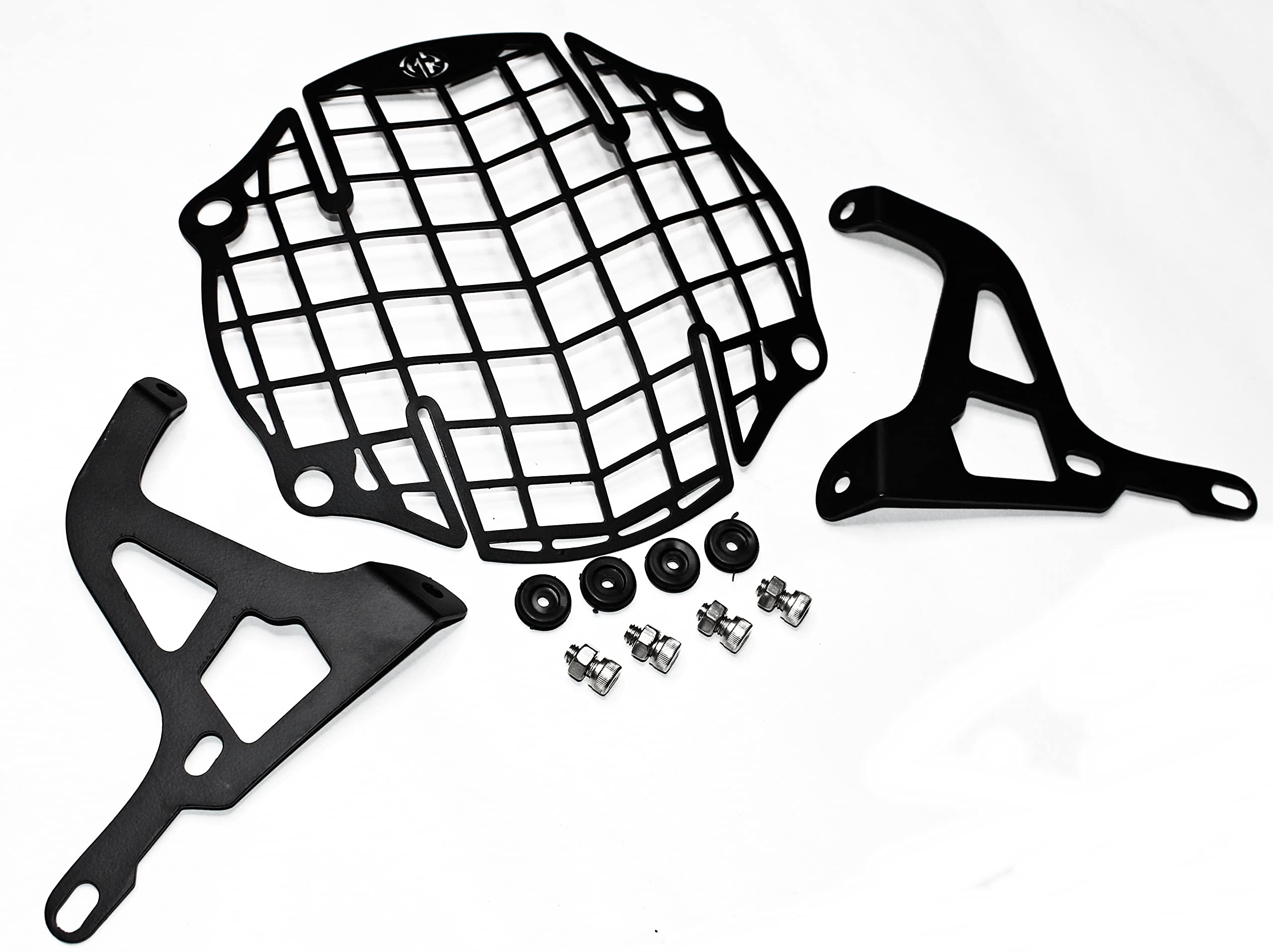 MIKANIX Premium Matt Black Headlight Grill Compatible With Royal Enfield Himalayan