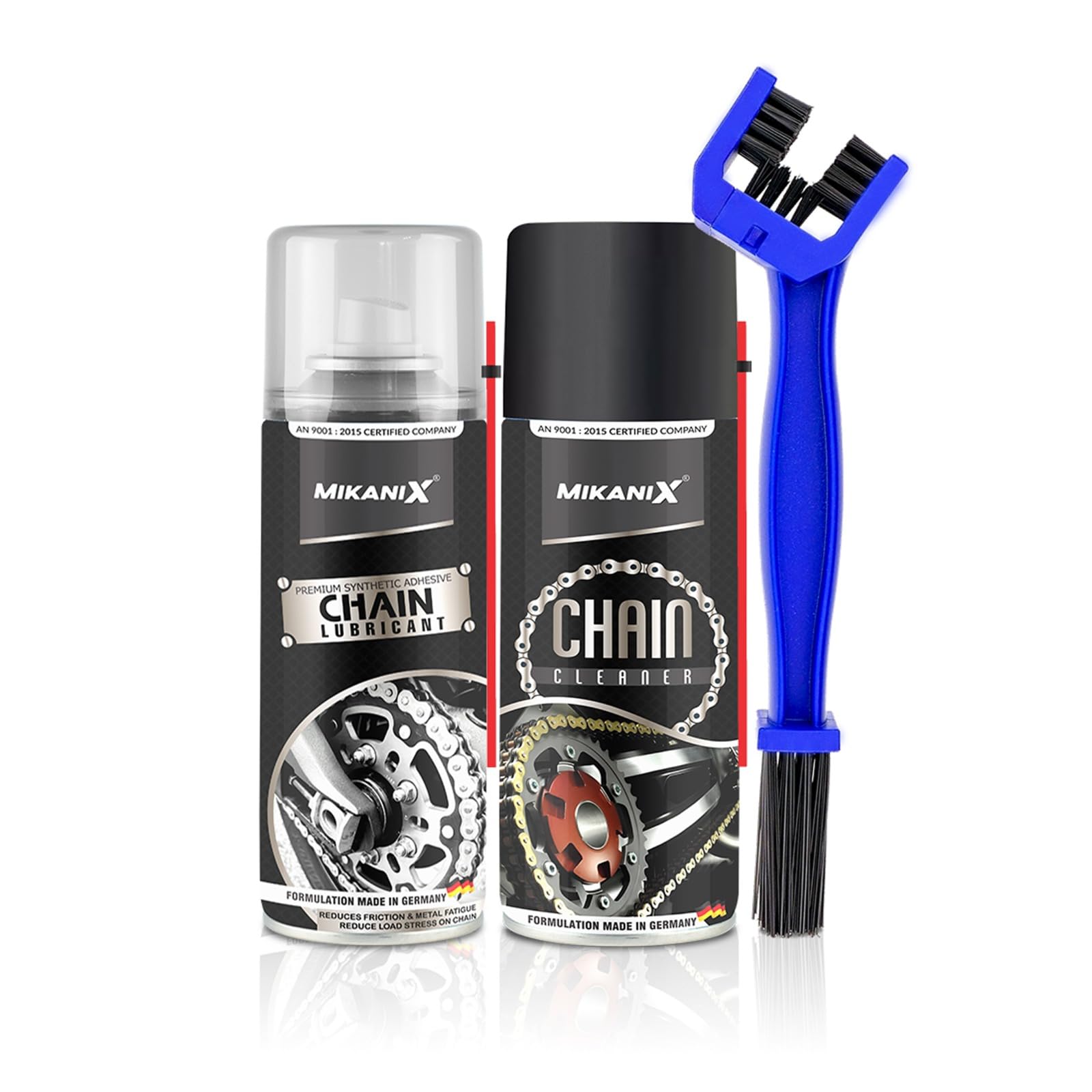 OBEROI'S TRADERS Bike Chain Lubricant and Chain Cleaner Spray With Cleaning Brush For Motorcycle and Bicycle