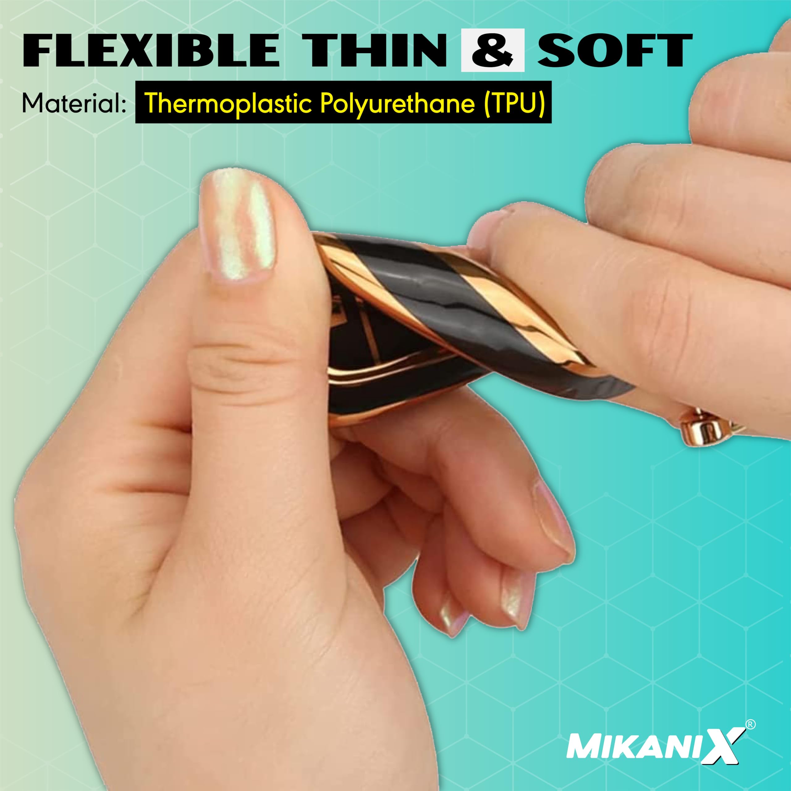 OBEROI'S TRADERS Premium Key Cover for Swift, Dzire, Ritz, WagonR, S-Cross, Ertiga, A-Star, Celerio, Ciaz, Baleno, Brezza with Nippon 4-Button Smart Key Cover | Elegant Black & Gold Protective Shell