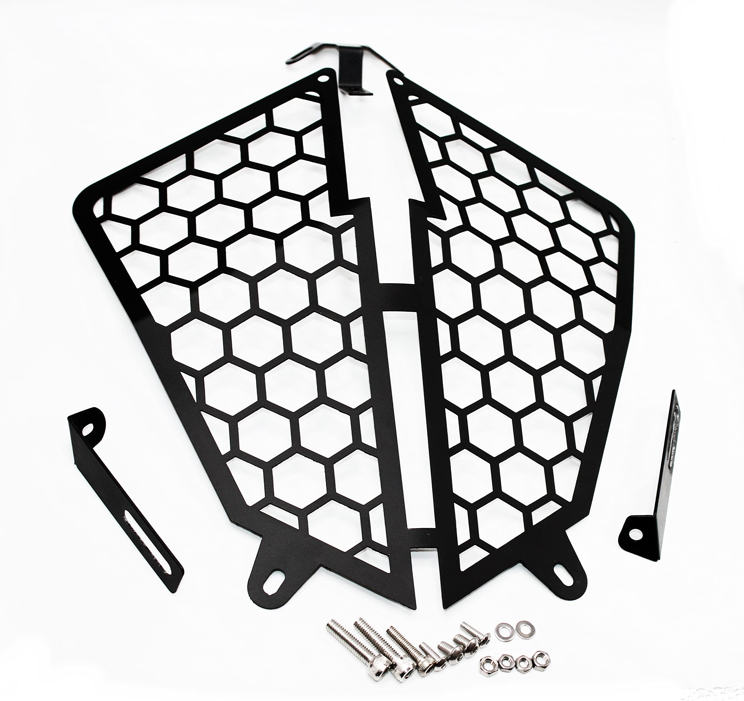 MIKANIX Bike/Motorcycle Front Headlight Grill Protector Guard Cover/Jali Compatible with KTM Adventure 390