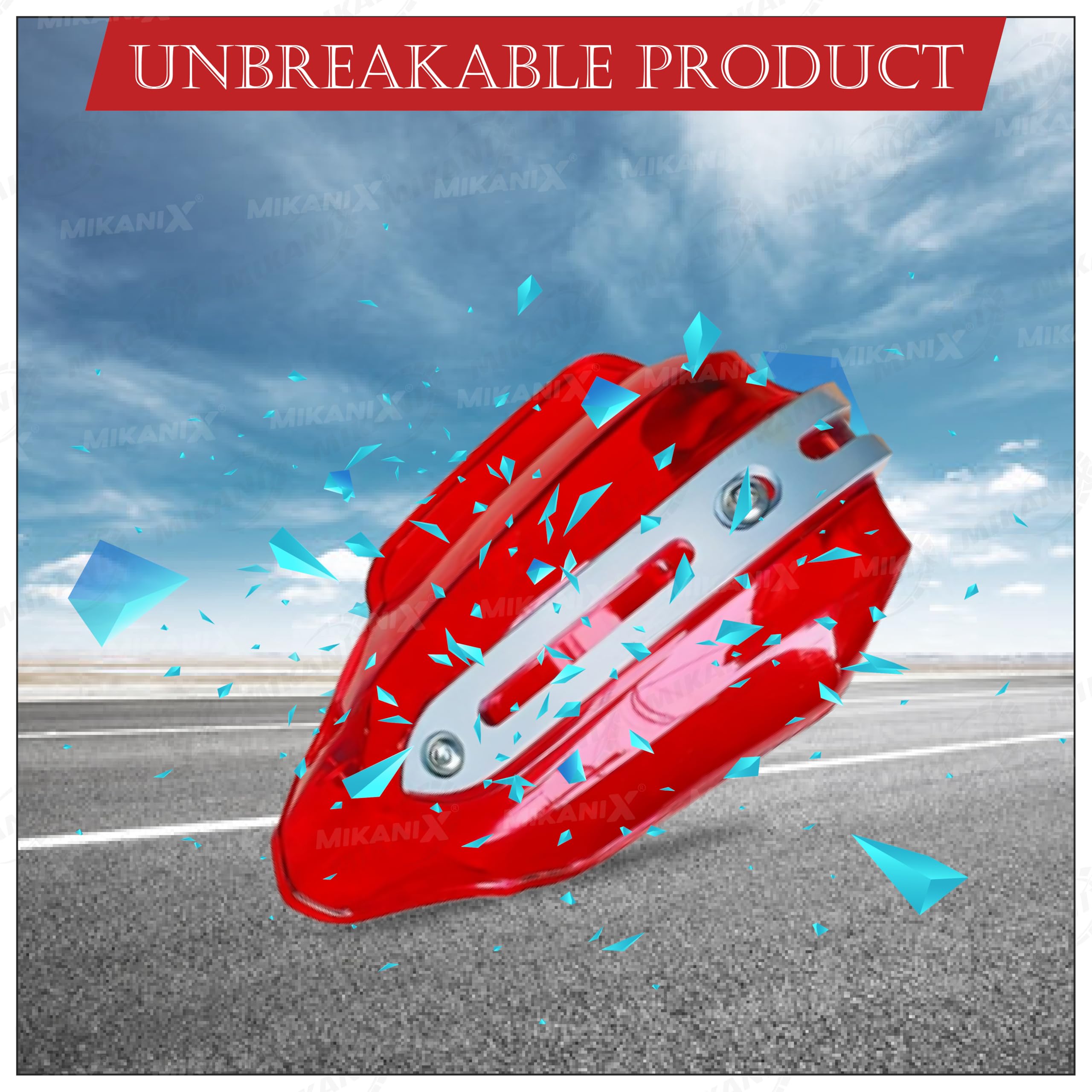 OBEROI'S TRADERS Himalayan 450 Bike Blue Hand Guard Brake | Clutch Lever Protector | Wind Deflector Handlebar Hand Guard