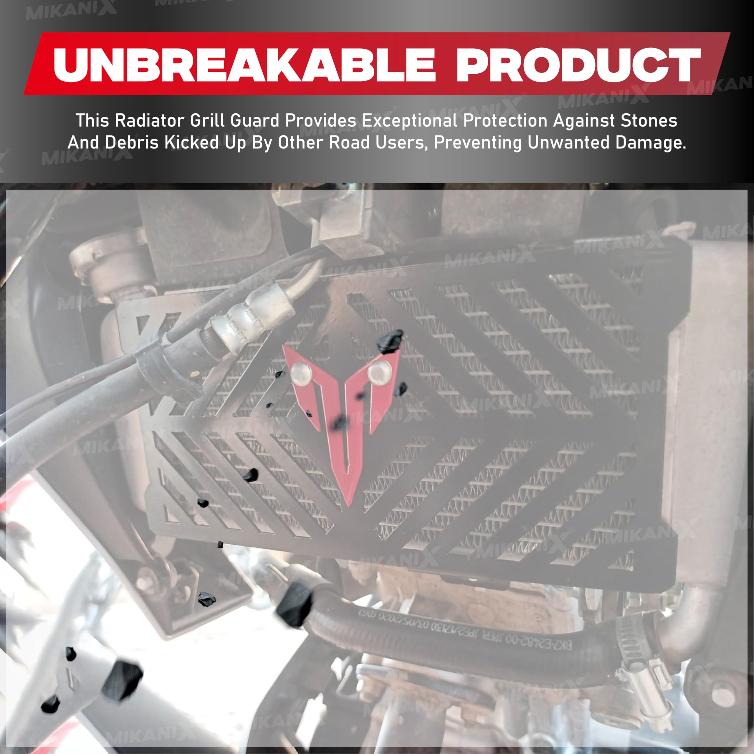 MIKANIX MT 15 Bike Stainless Steel Radiator Guard Protector Grill Cover Bike Crash Guard For Yamaha MT 15