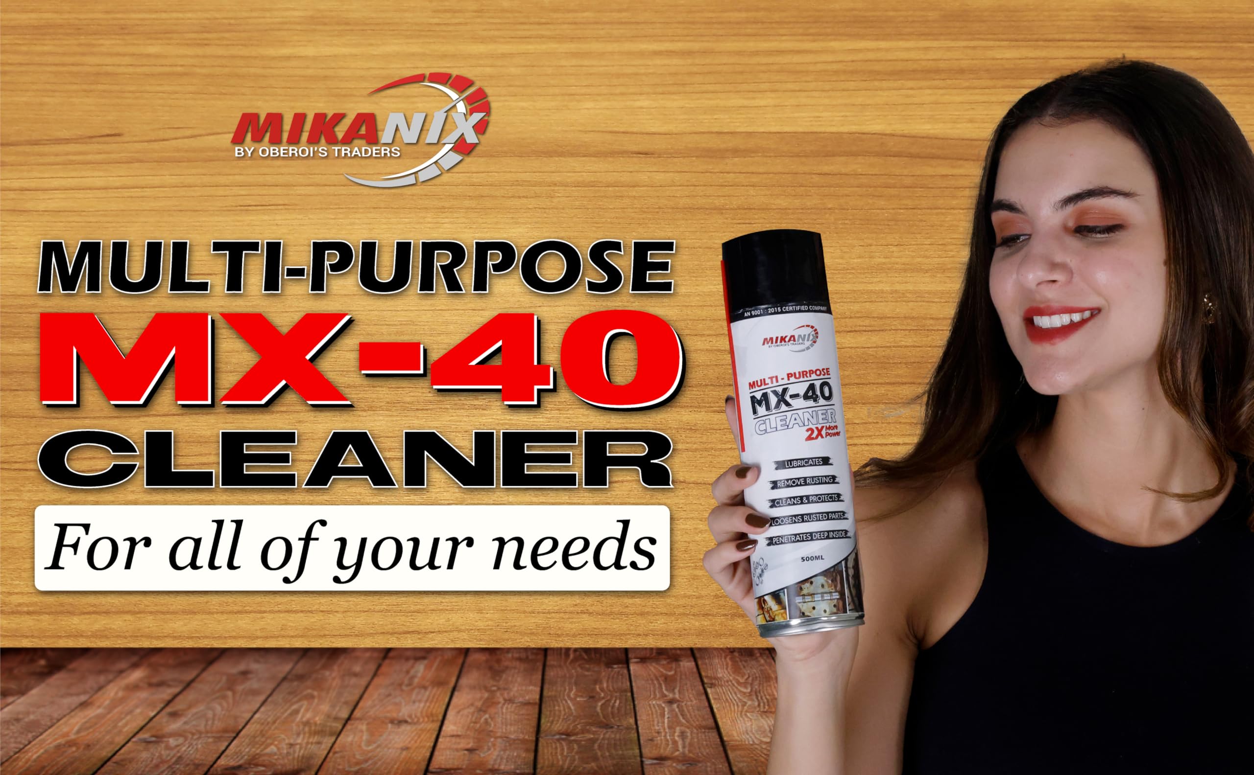 OBEROI'S TRADERS MX-40 Rust Remover Aerosol Spary | Metal Rust Cleaner | Degreaser Lubricant For Bike Chain, Tools and Equipments, Machinery & Household Items