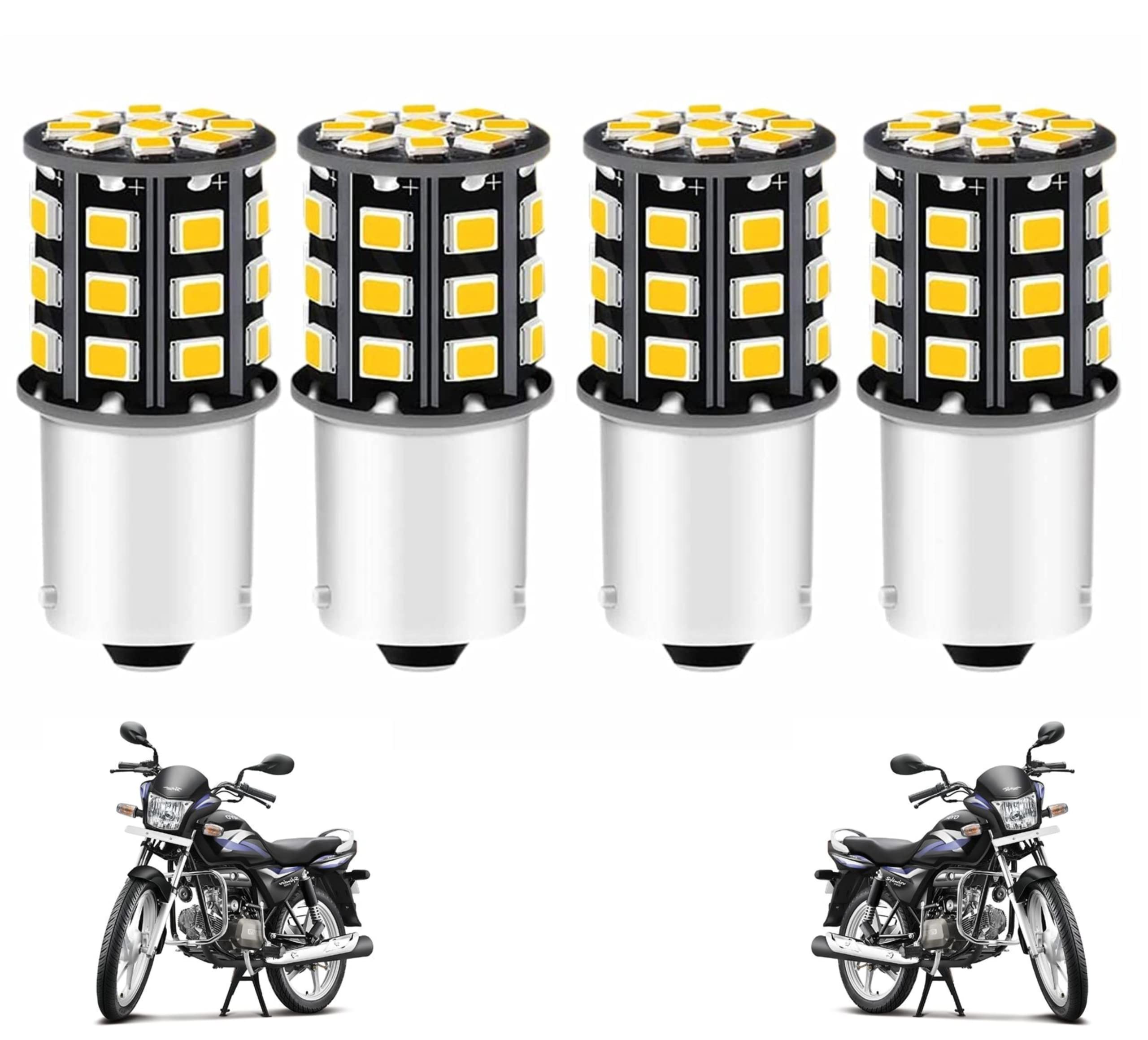 MIKANIX Super Bright 360° Reflecting LED Indicator Light Bulbs Set Of 4