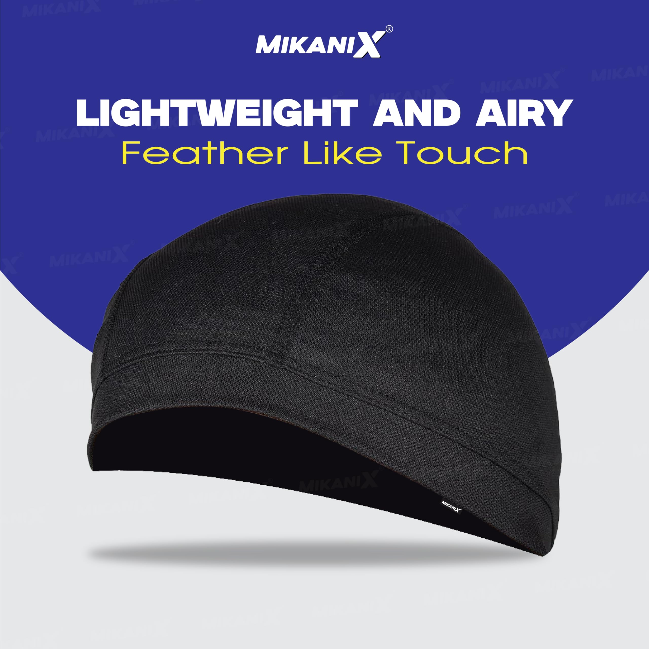 OBEROI'S TRADERS Men's Balaclava, Arm Sleeves & Skull Cap Combo for Bike Riding, Motorcycling, Outdoor Sports. Washable, Dust Protection, UV Protection, Adjustable, Free Size, Comfortable, Black