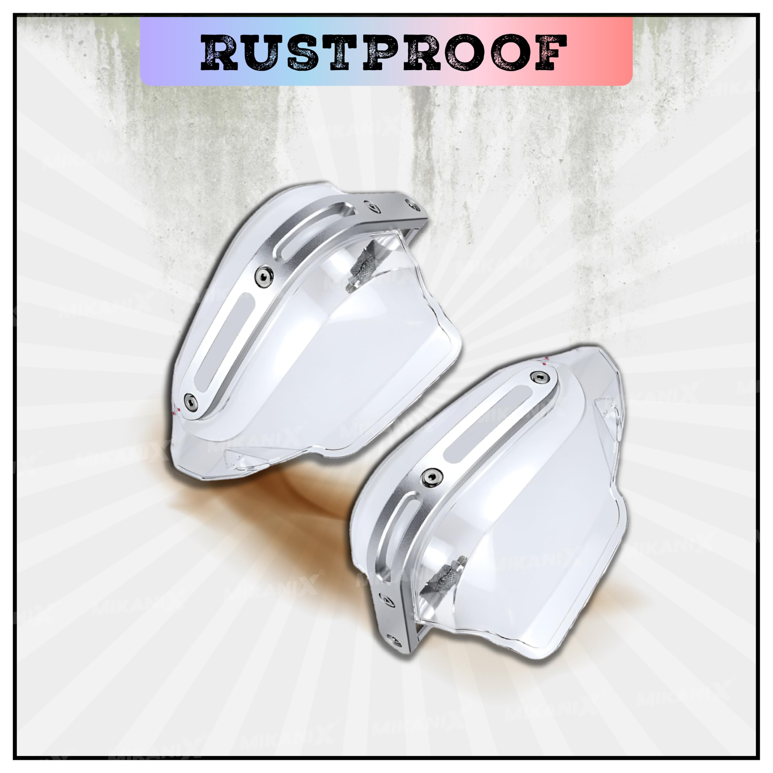 OBEROI'S TRADERS Himalayan 450 Bike Hand Guard Brake/Clutch Lever Protector | Wind Deflector Handlebar Hand Guard