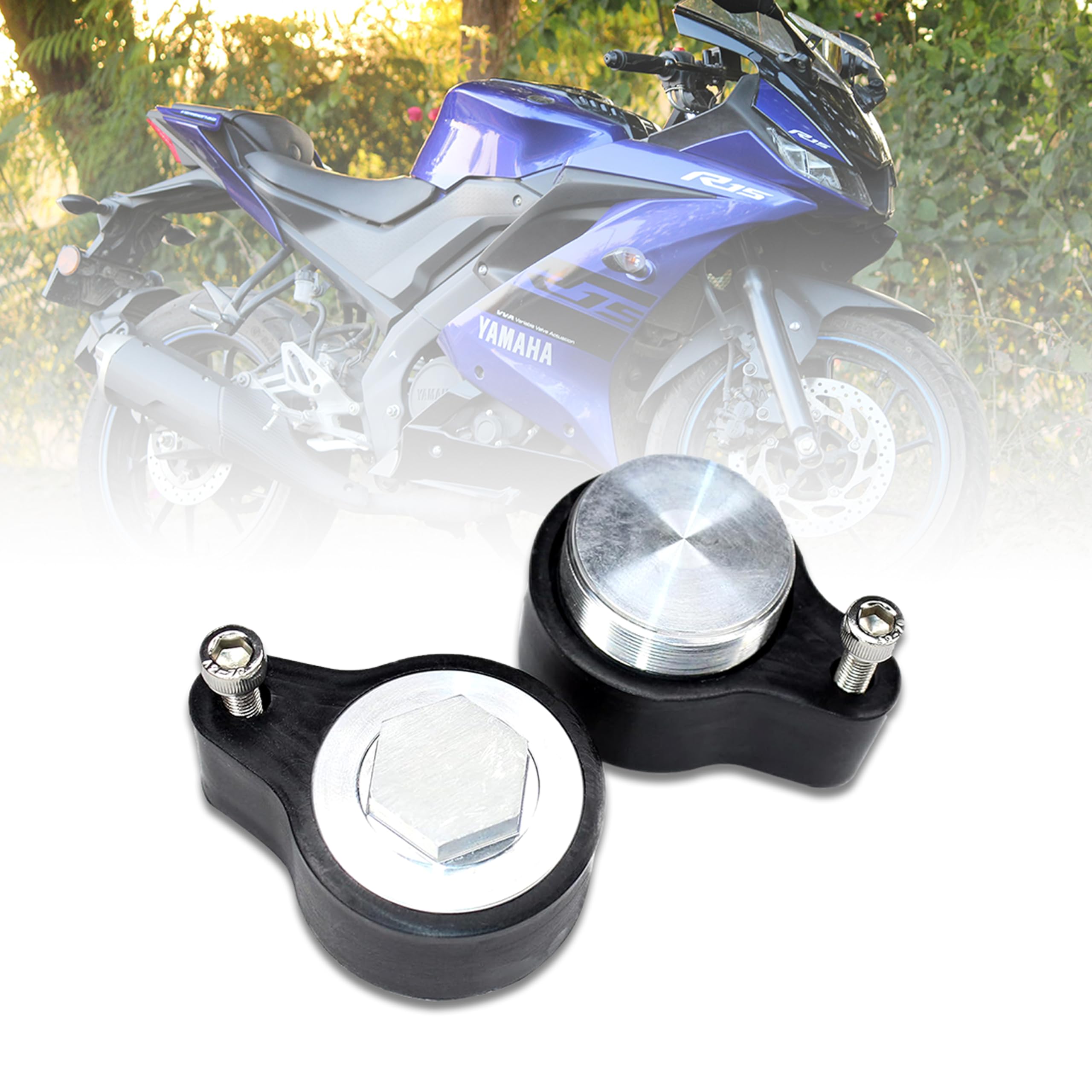 OBEROI'S TRADERS R15 V4 & M Handle Riser/Raiser Handlebar Height Riser Clamp Compatible For Yamaha R15 V4 / M