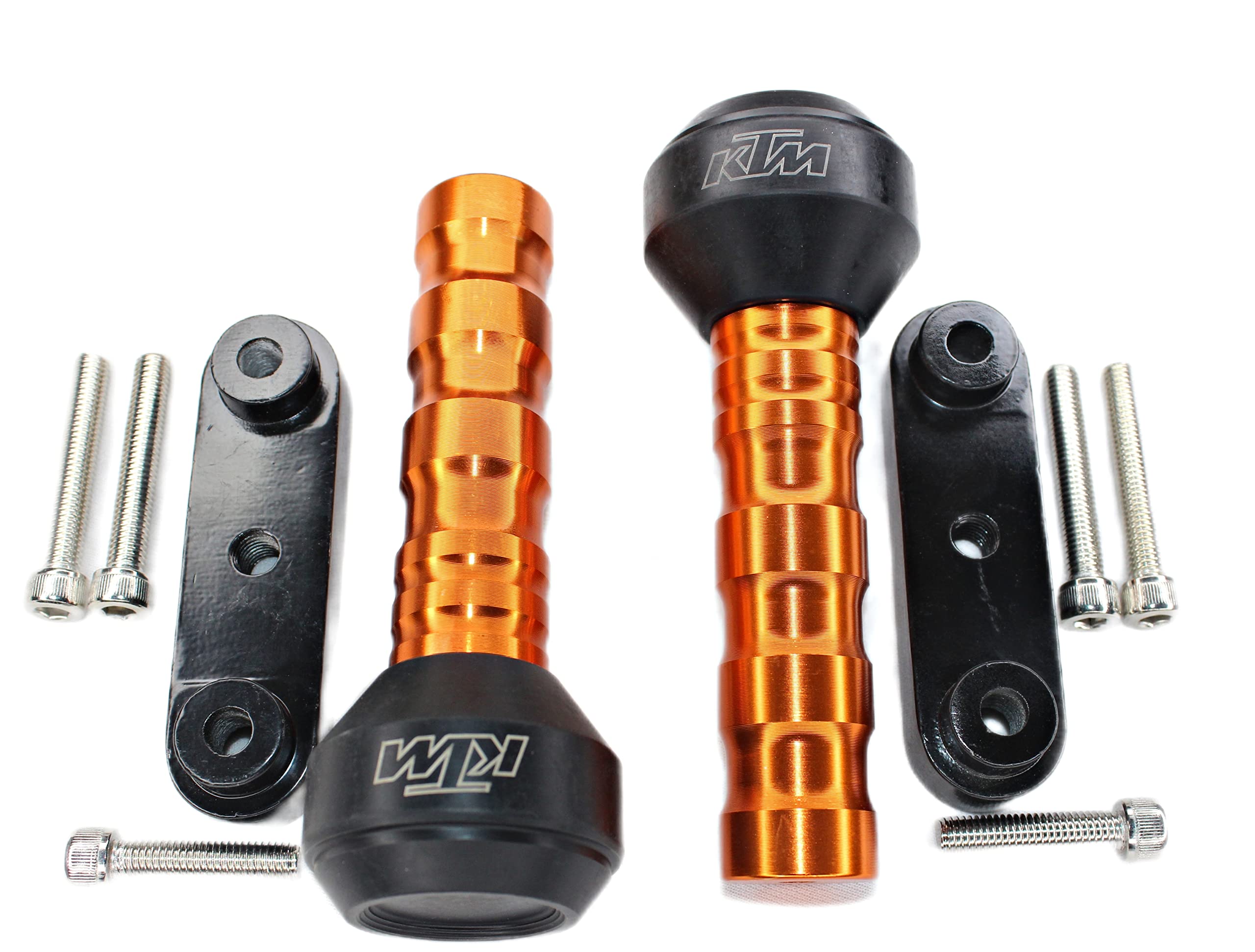 OBEROI'S TRADERS CNC Frame Slider | Bike Crash Guard Leg Protector Compatible With KTM Duke 125/200 / 250/390