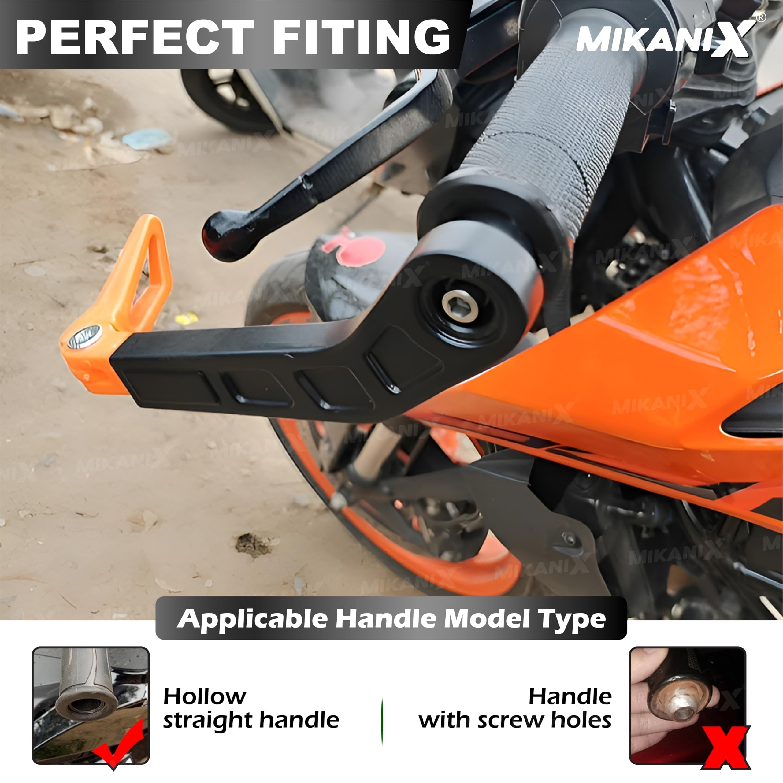 OBEROI'S TRADERS Universal Adjustable Handlebar Brake Folding Clutch Lever Guard Protectors Compatible with All Bikes