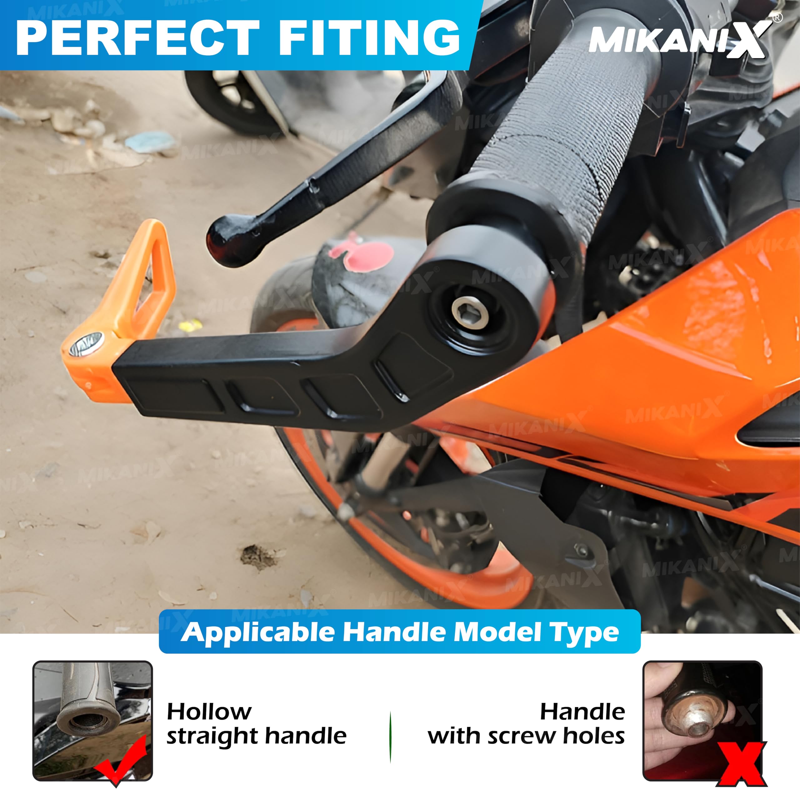 OBEROI'S TRADERS Universal and Adjustable Handlebar Brake Folding Clutch Lever Guard Compatible with All Bikes