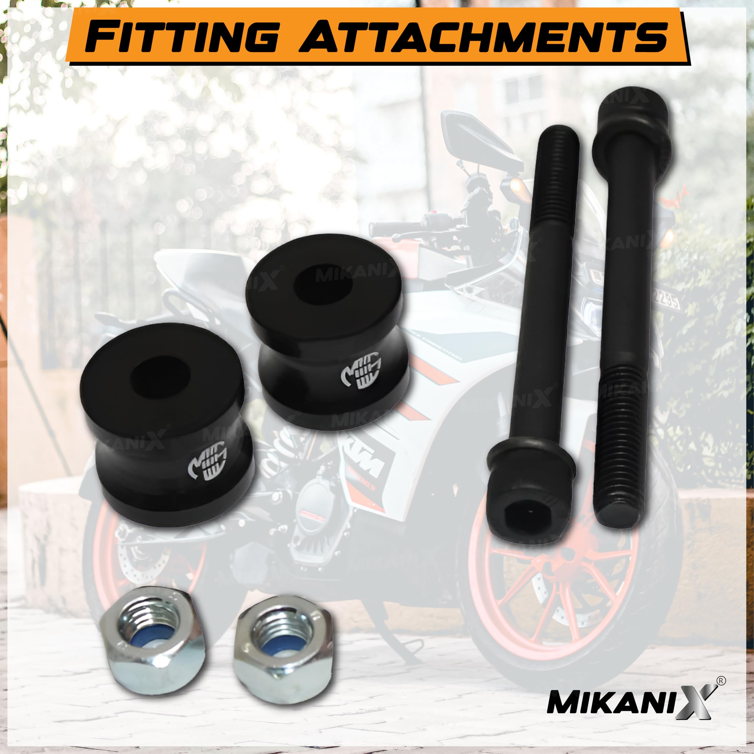 OBEROI'S TRADERS KTM Bike Handlebar Riser/Handle Height Raiser Clamps For Duke 125/200/250/390 Handlebar Riser Kit