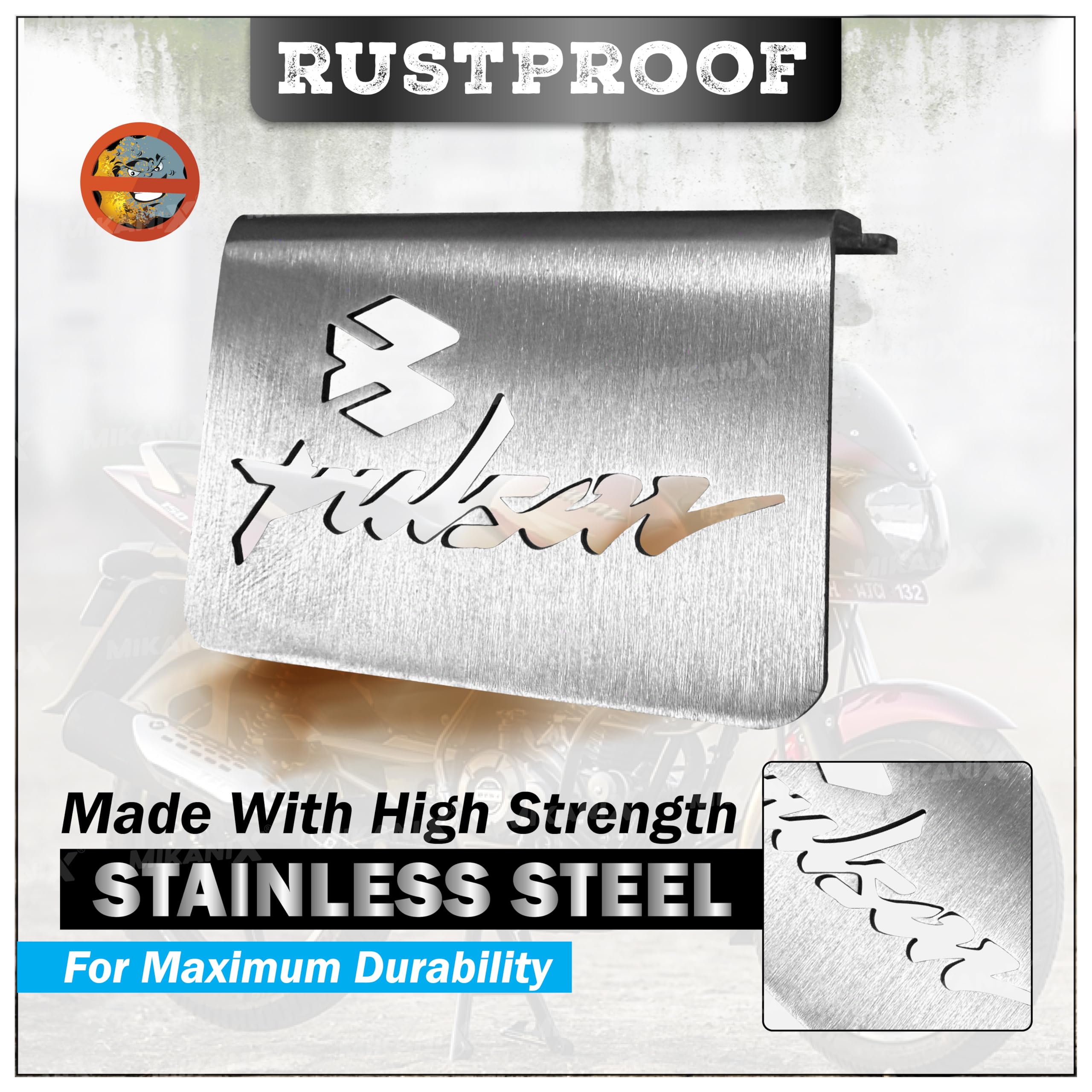 OBEROI'S TRADERS Premium Stainless Steel Front Disc Brake Master Cylinder Guard for Bajaj Pulsar