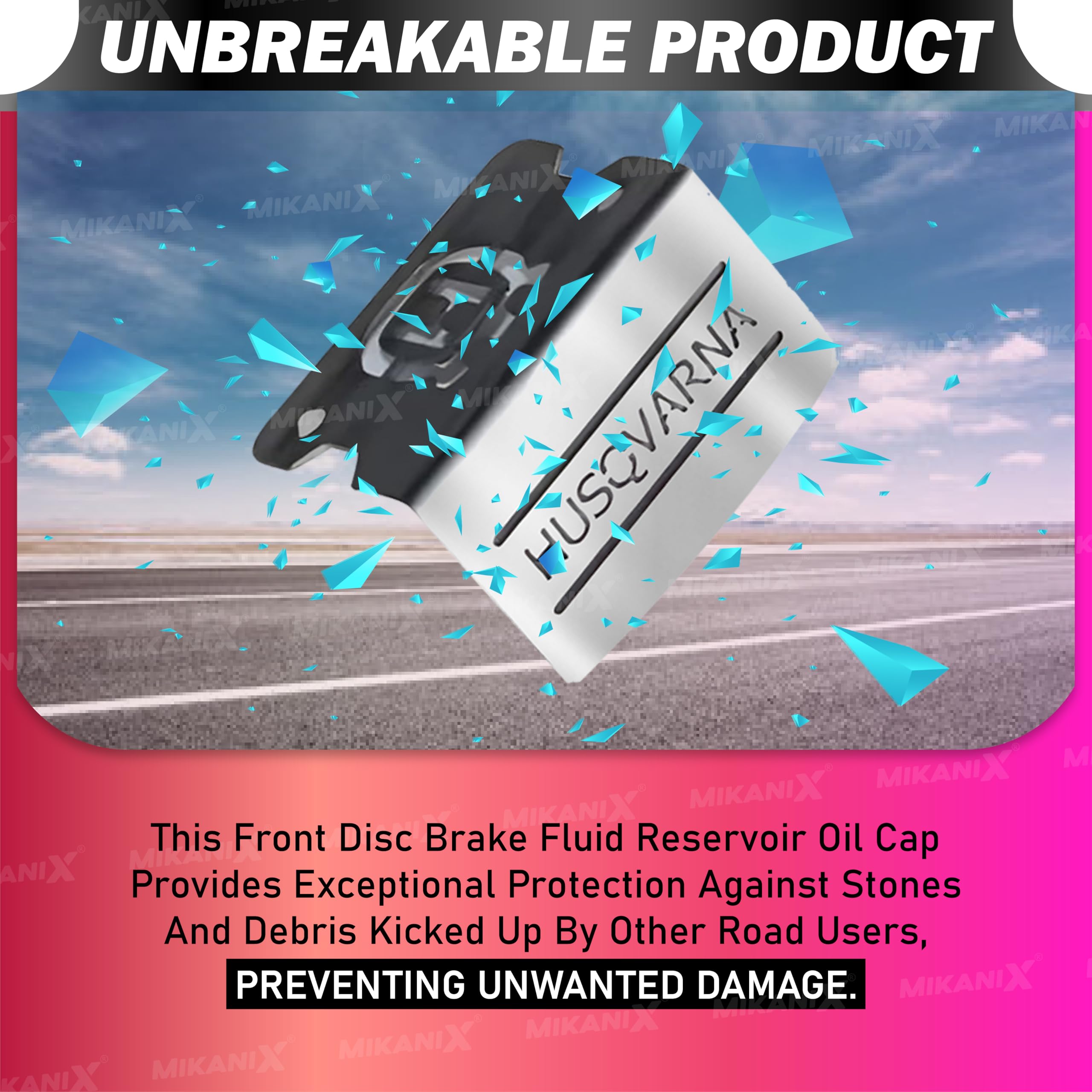 OBEROI'S TRADERS Stainless Steel Front Disc Brake | Master Cylinder Guard for Hus-qvarna Svartpilen 250/ Vitpilen 250