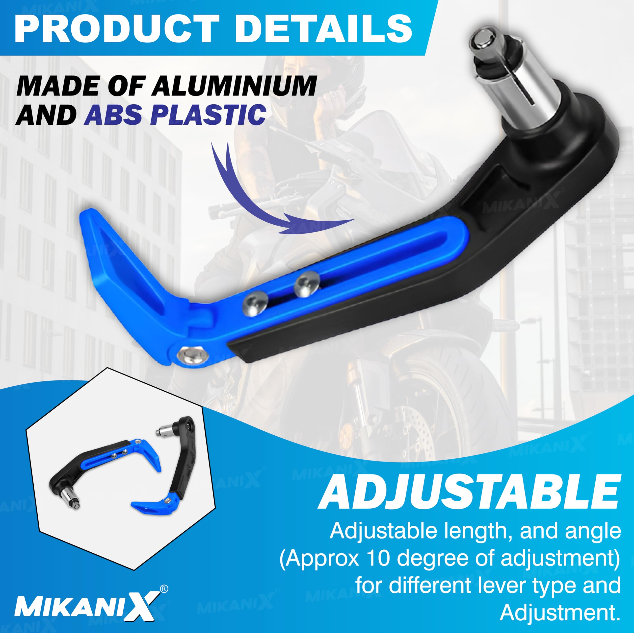 OBEROI'S TRADERS Universal and Adjustable Handlebar Brake Folding Clutch Lever Guard Compatible with All Bikes