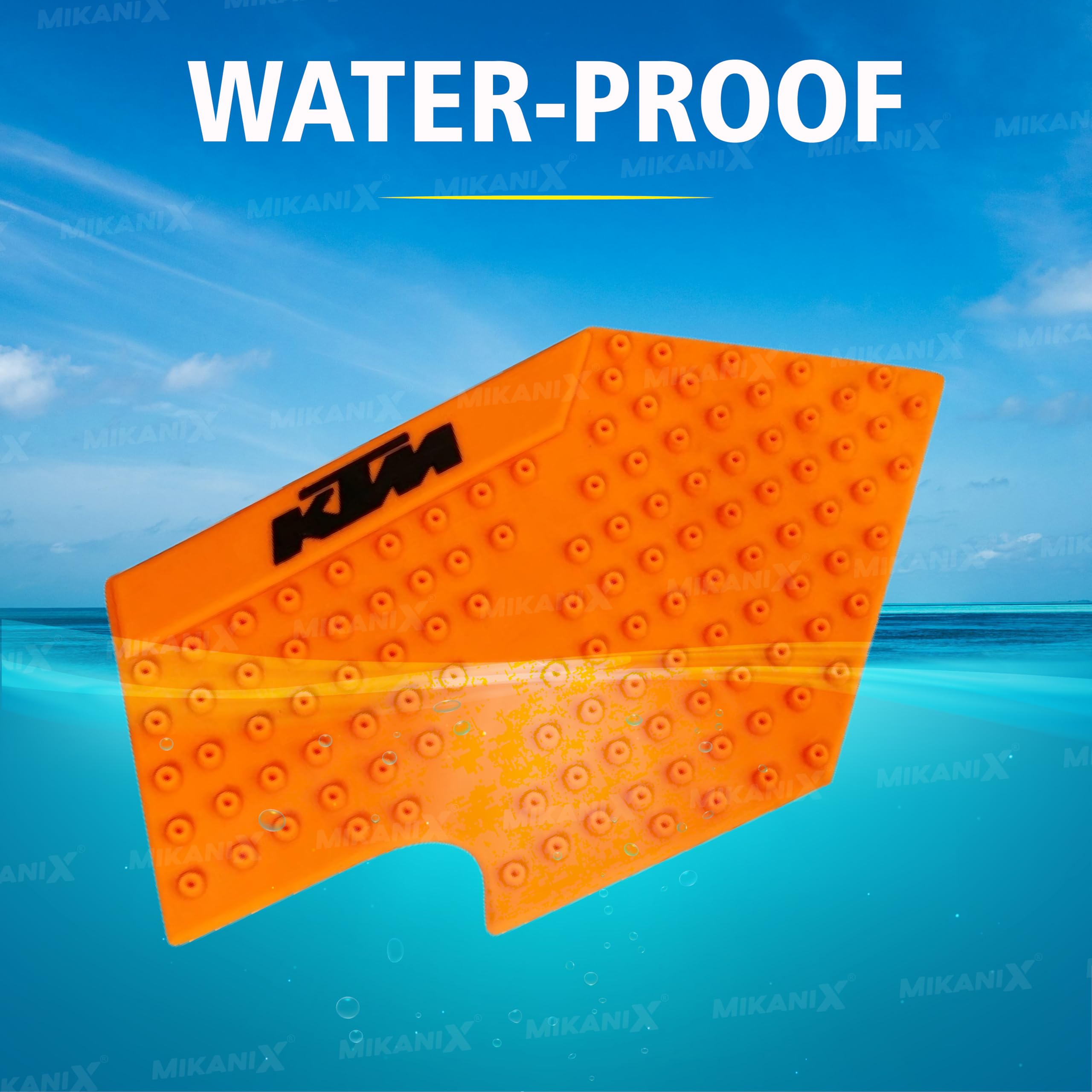 OBEROI'S TRADERS Anti Slip Silicone Tank Pad | Thai Pad and Ready to Race Front Disc Brake Oil Cap Reservoir Combo Compatible with All KTM | Duke | RC