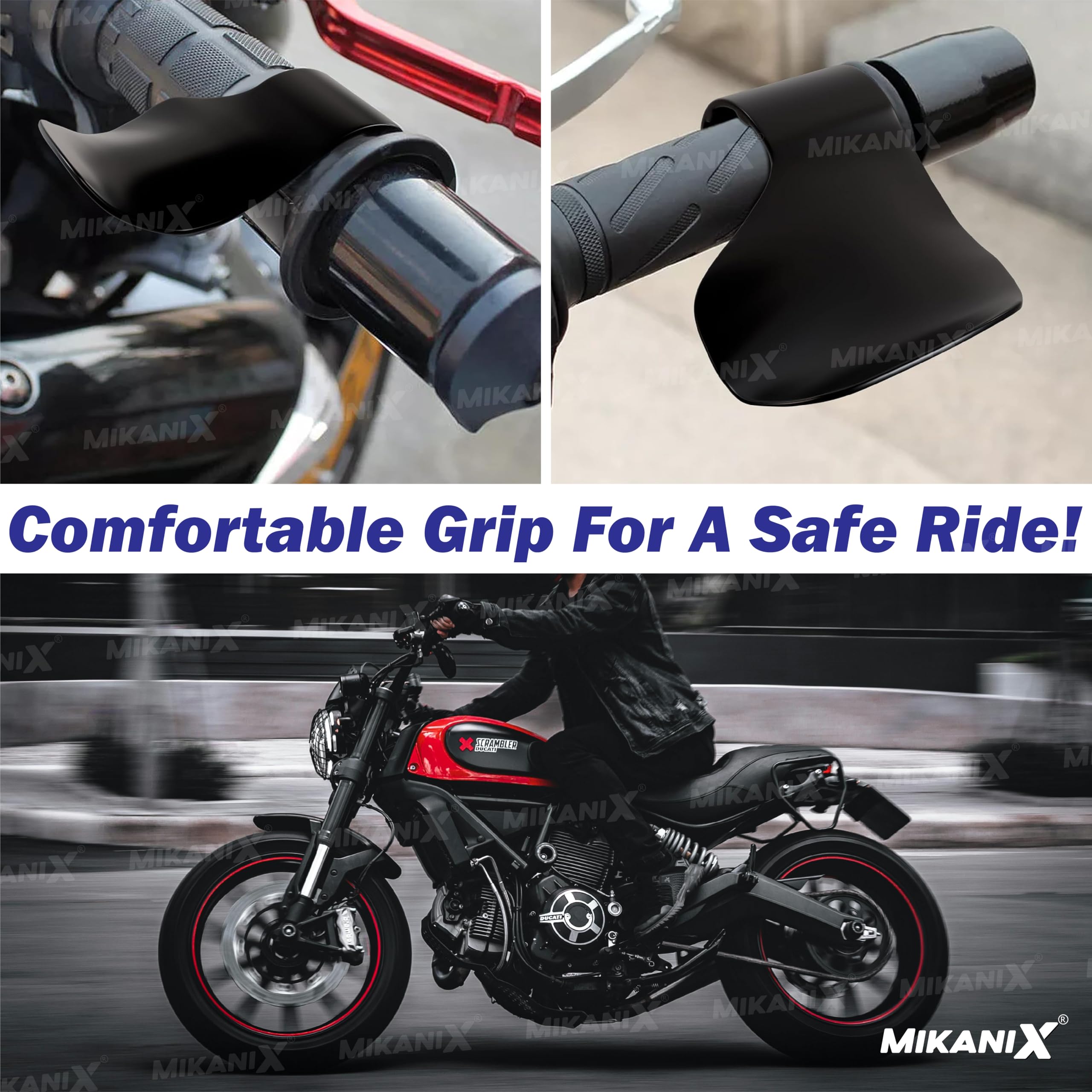 OBEROI'S TRADERS Universal Palm Rest Throttle Cruise Accelerator Assist Hand Rest Control Handle Bar Grip for Universal for Bike, Car & Scooties