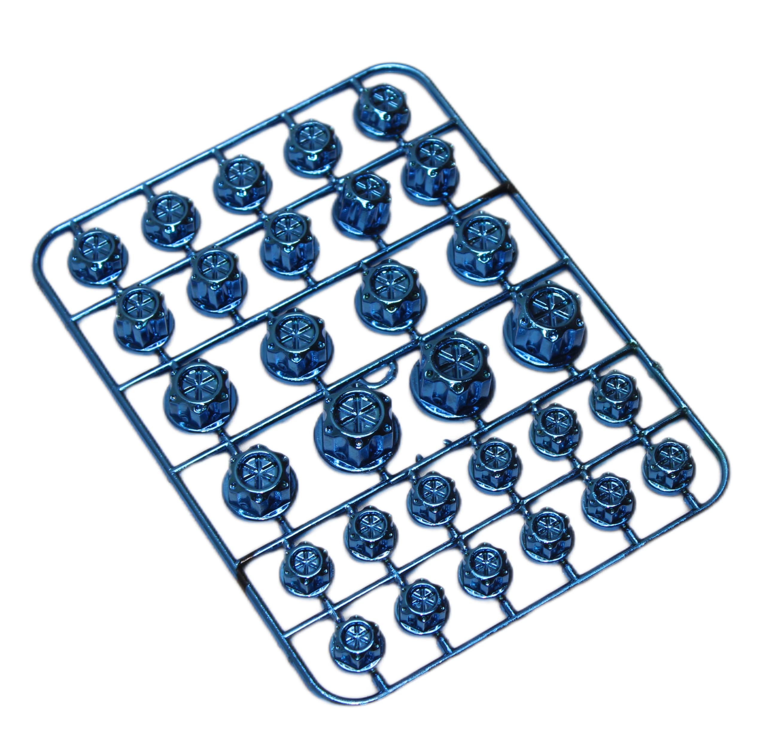 OBEROI'S TRADERS 30 Pcs, Bike Screw Cap, Nut Bolt Cap Cover Protector Fairing Kit for All Motorcycle