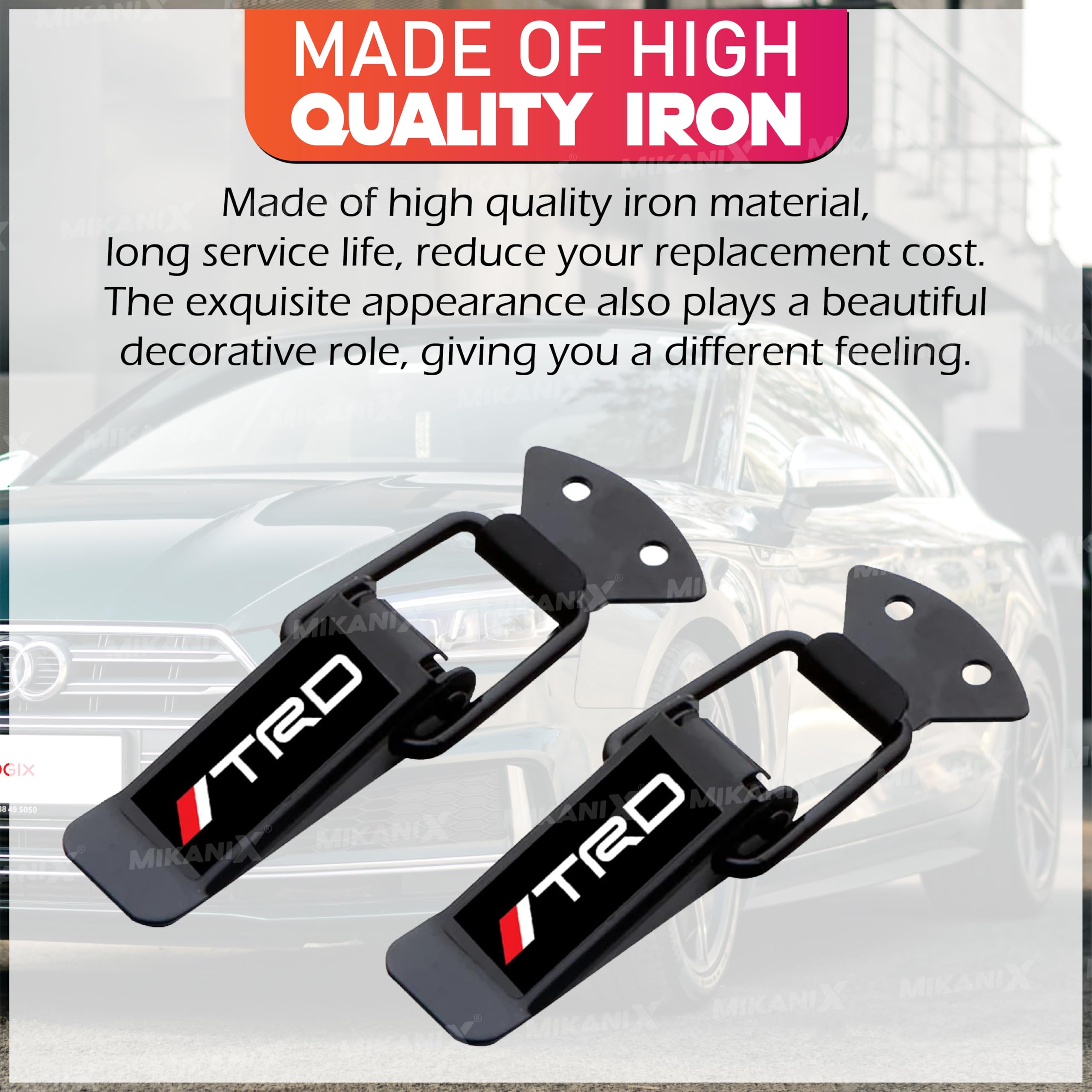 OBEROI'S TRADERS Universal Car Bumper Hook Clips | Secure Your Bumper & Fenders with Quick Release, Strong & Reliable Fastener Clips For Car, Jeep & Trucks