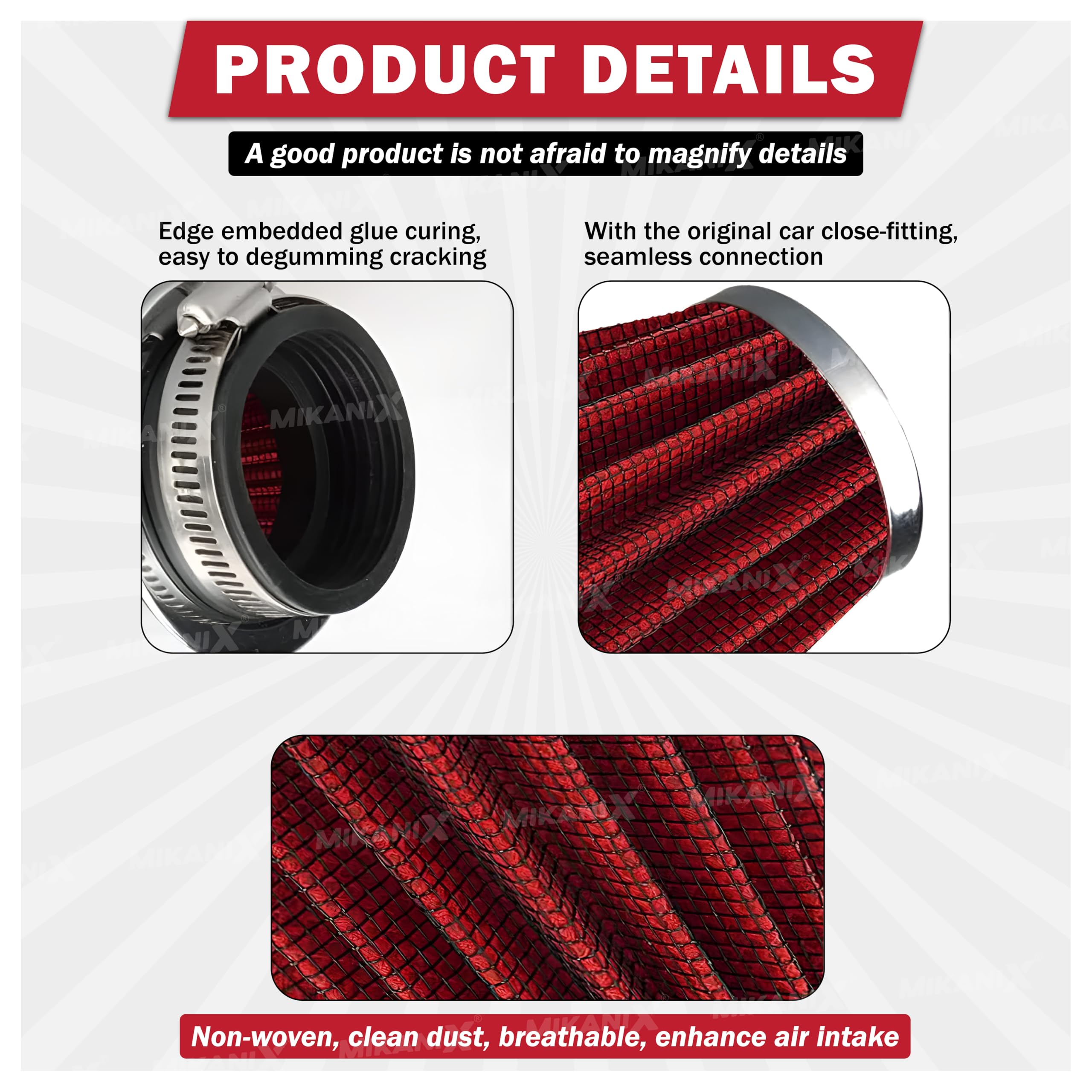 OBEROI'S TRADERS HP Bike Air Filter High Performance Universal For All Bikes