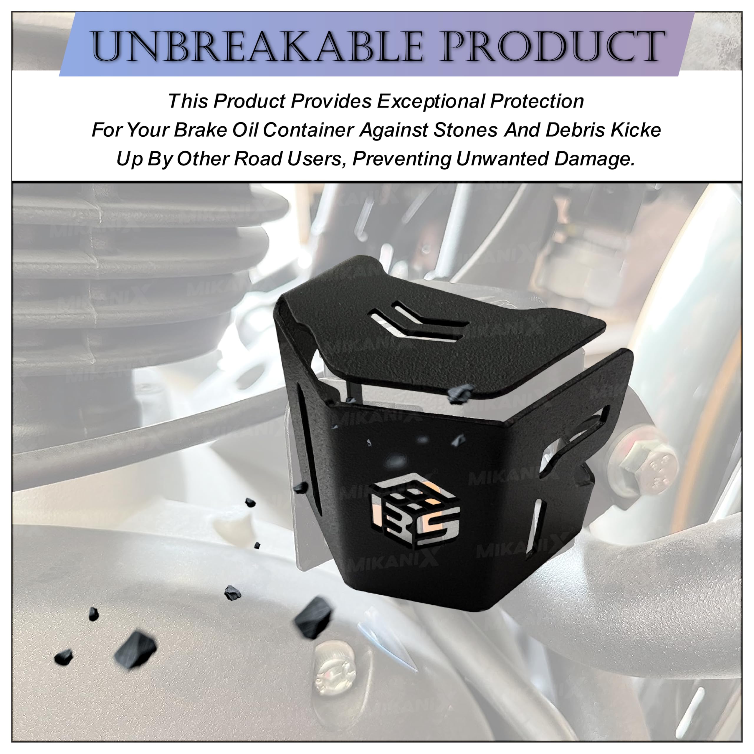 OBEROI'S TRADERS Rear Brake Oil Container Guard | Fluid Reservoir Cap Compatible With RE Himalayan 450