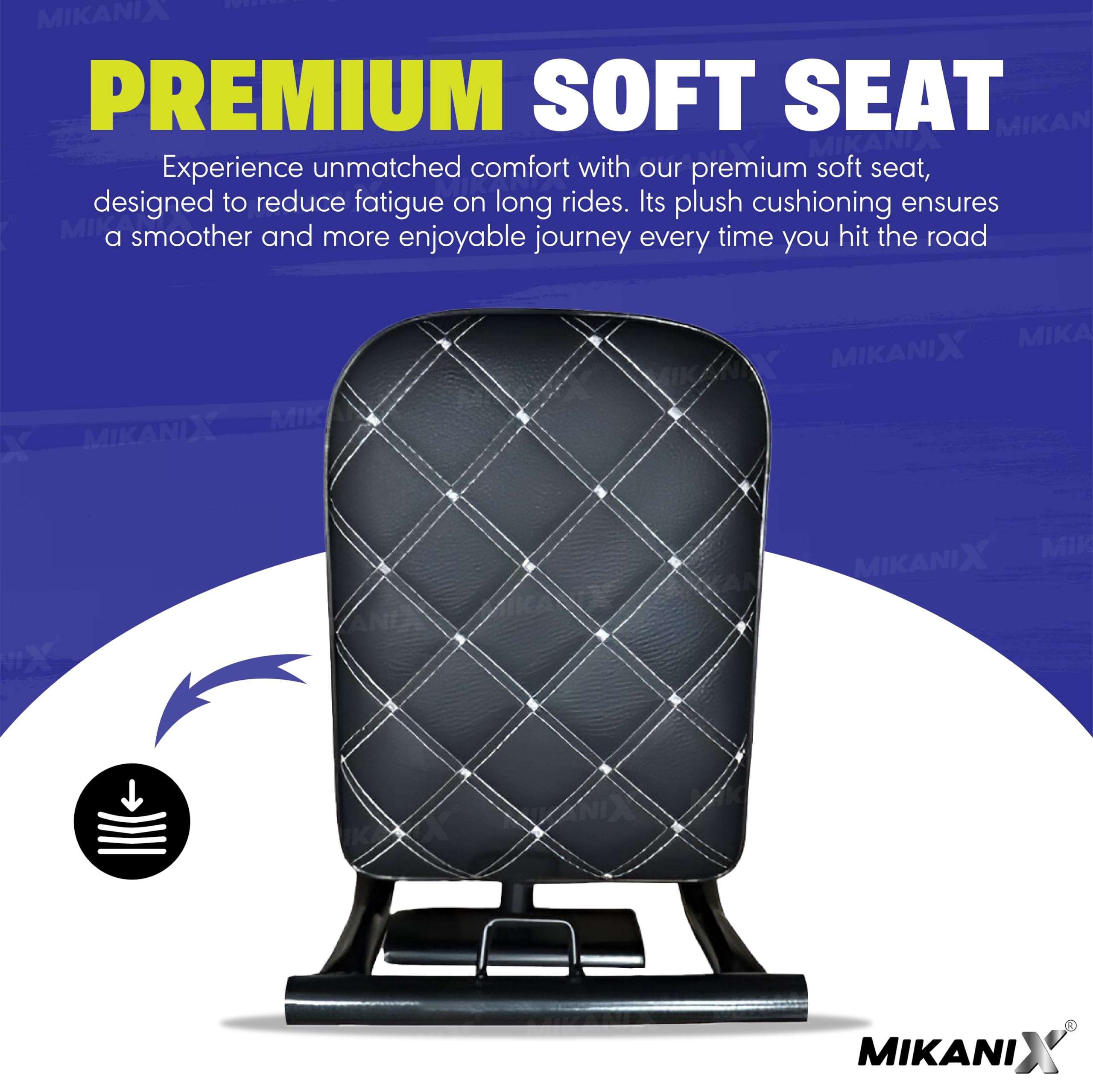 Mikanix Baby Seat for Scooty | Foldable | Safety & Comfort Ride for Hero Mestro Variants