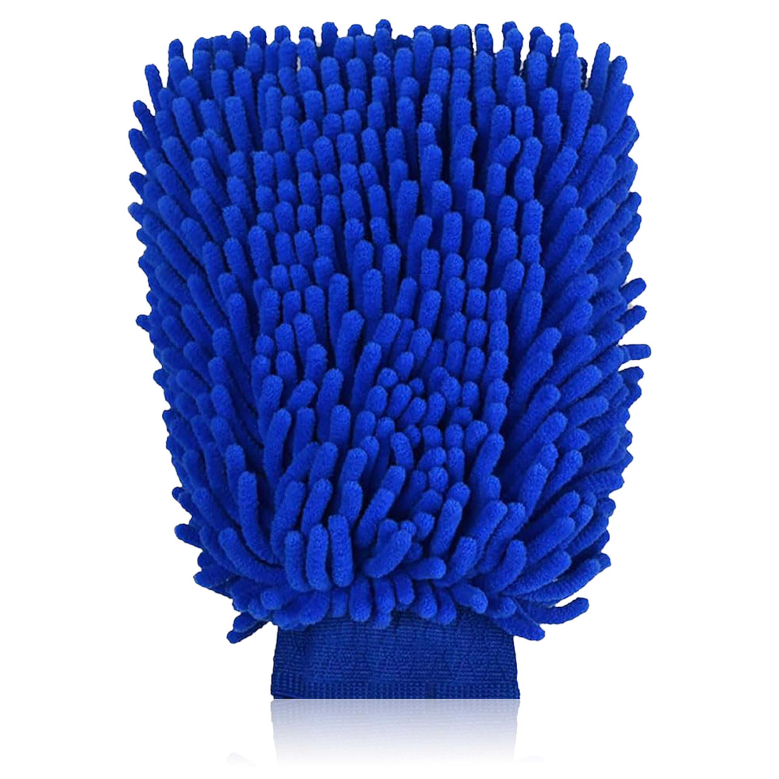 MIKANIX Chenille Microfiber & Glass Cloth Wash Mitt - Ultra Soft, Dual-Sided Car Duster Glove | Super Absorbent Washing Mitt for Car & Bike | Cleaning Accessory for Scratch-Free Shine