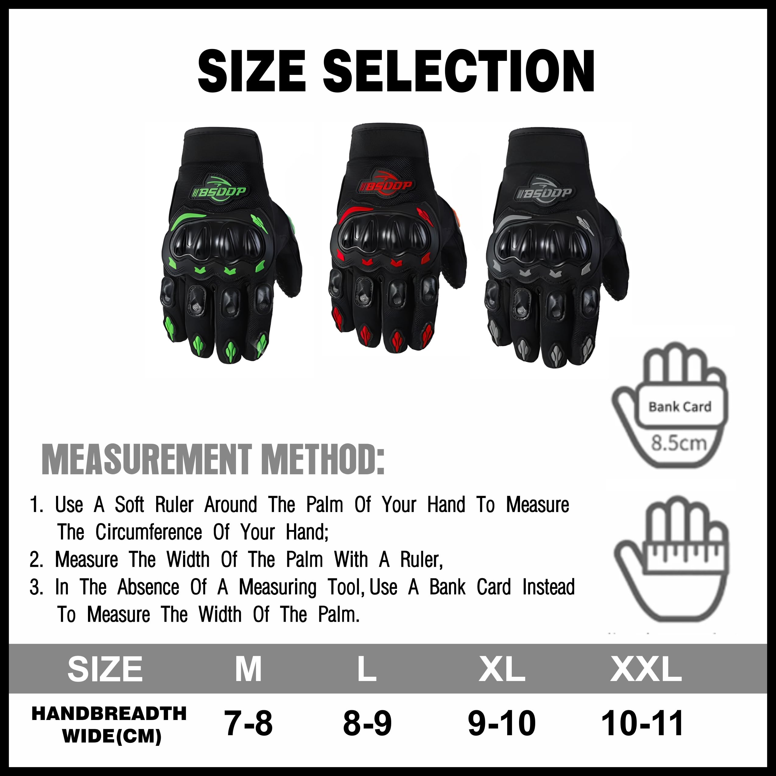 MIKANIX Full Finger Bike Riding Gloves with Touch Screen Sensitivity at Index Finger, Protective Off-Road Motorbike Racing & Cycling Gloves for Men and Women
