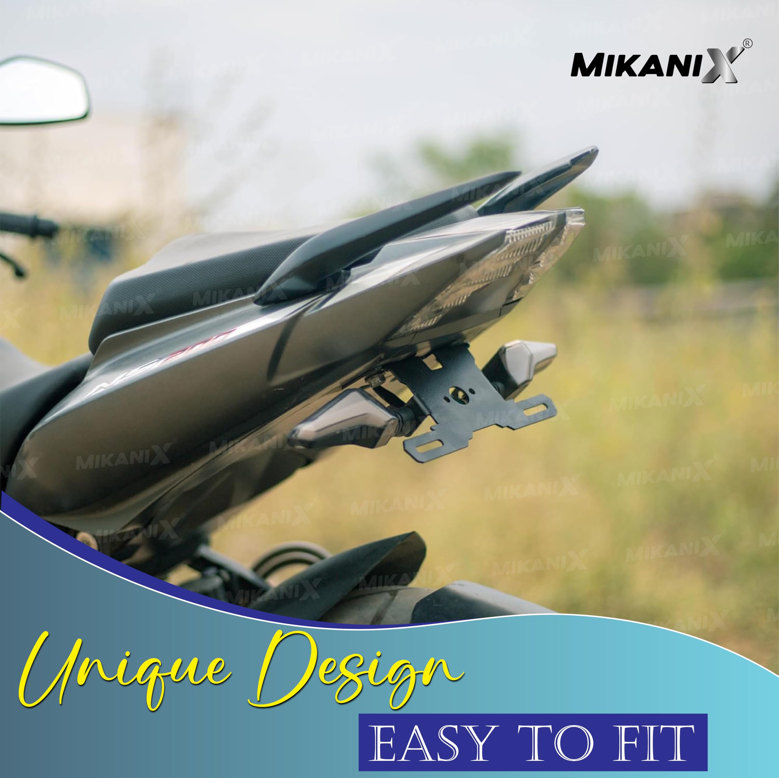 MIKANIX Premium Tail Tidy/Fender Eliminator For Bajaj Pulsar NS & AS Motorcycle